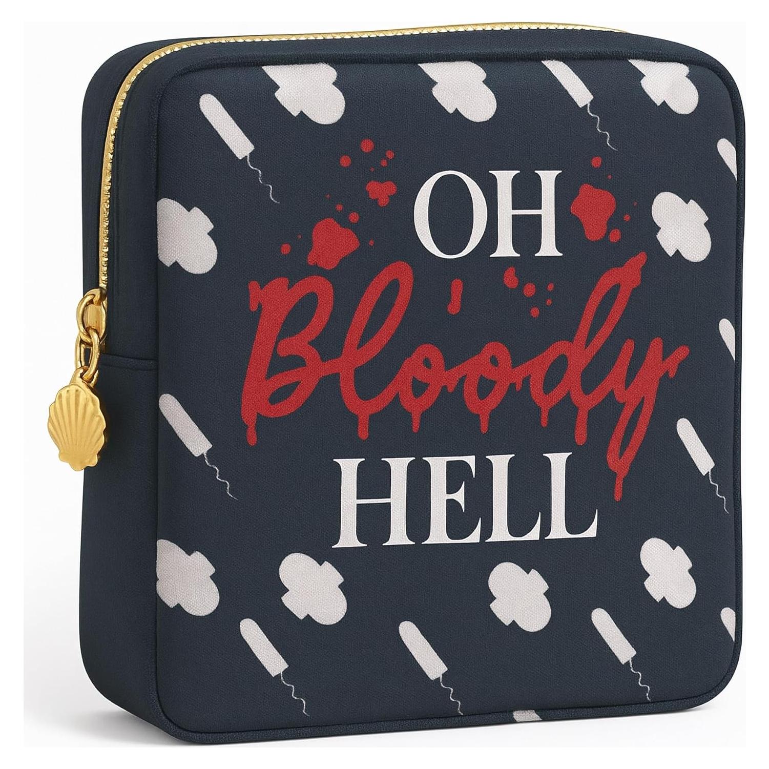 Bolsa de Período Primo Lines Negra - Estuche Compacto Impermeable