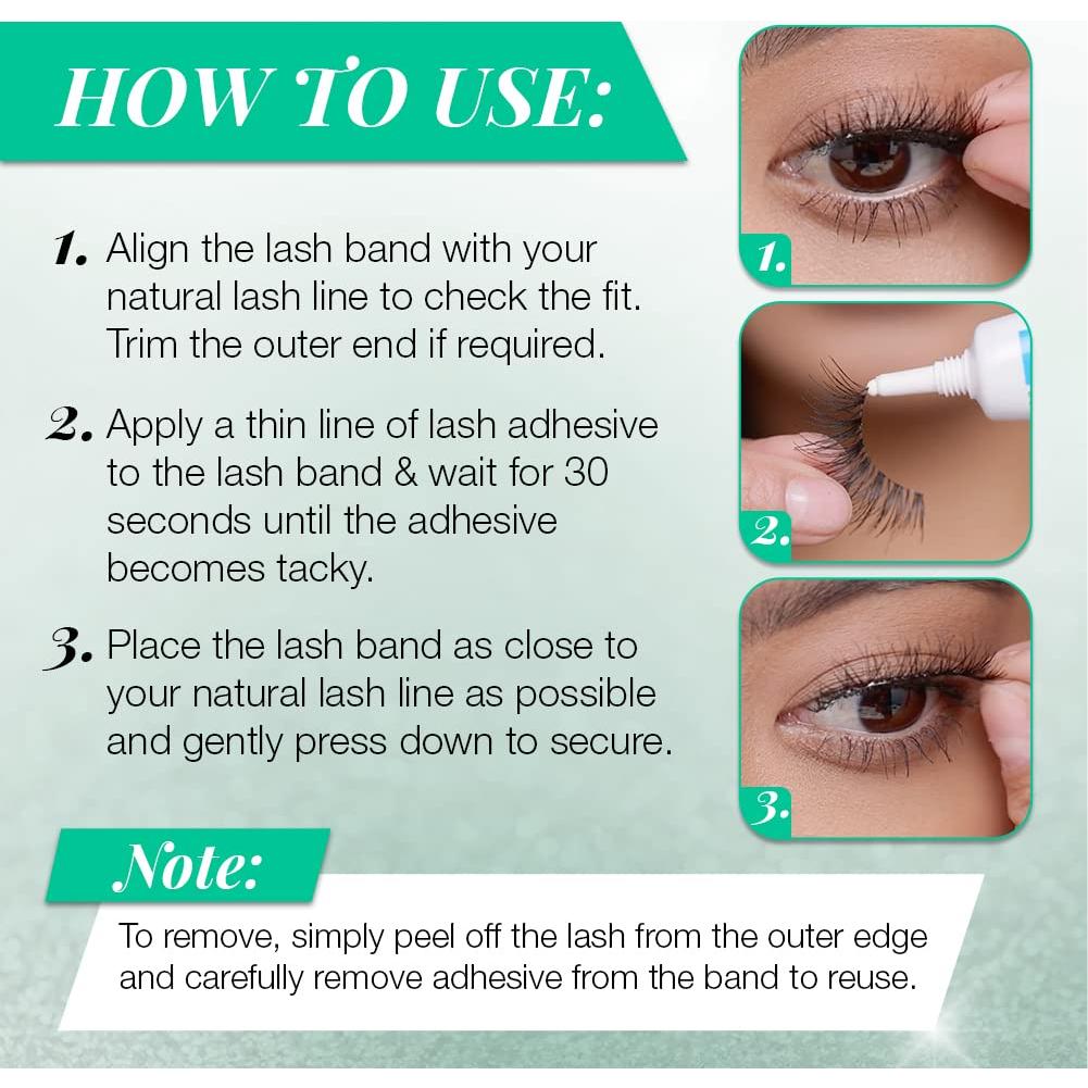 Pestañas Postizas Ardell Natural 110 - 6 Pares Reutilizables