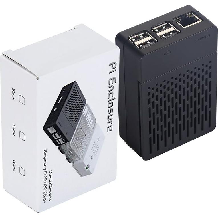 Caja Raspberry Pi 3 B+ iUniker con Ventilador y Disipadores