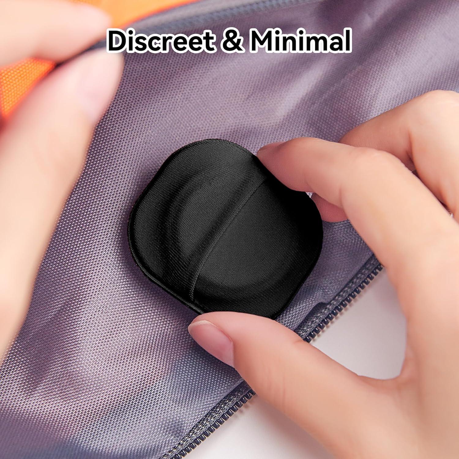 Paquete de 2 Soportes Adhesivos para Airtag DDJ - Funda Negra