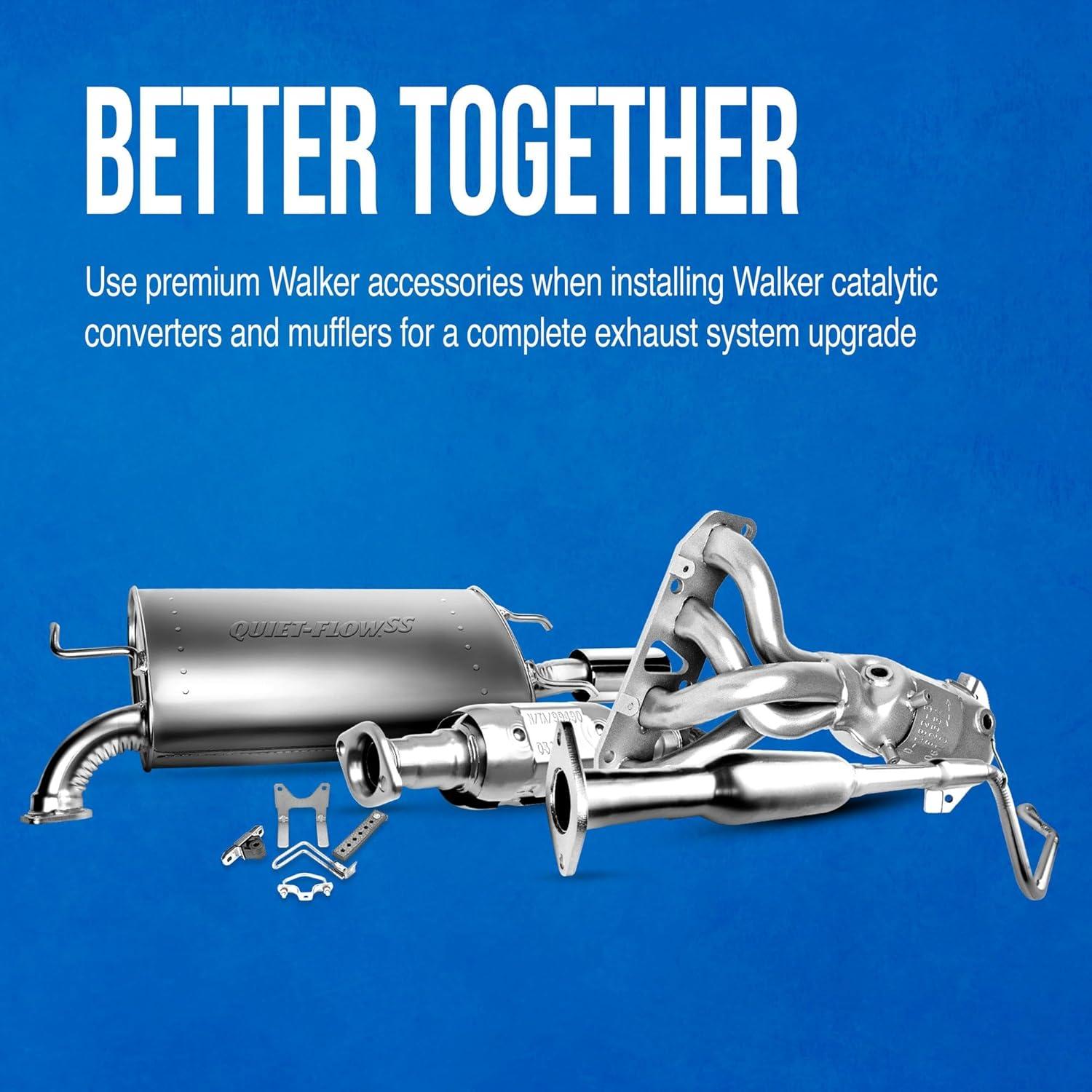 Tubería de Escape Walker 41723 6.35cm Entrada 6.35cm Salida