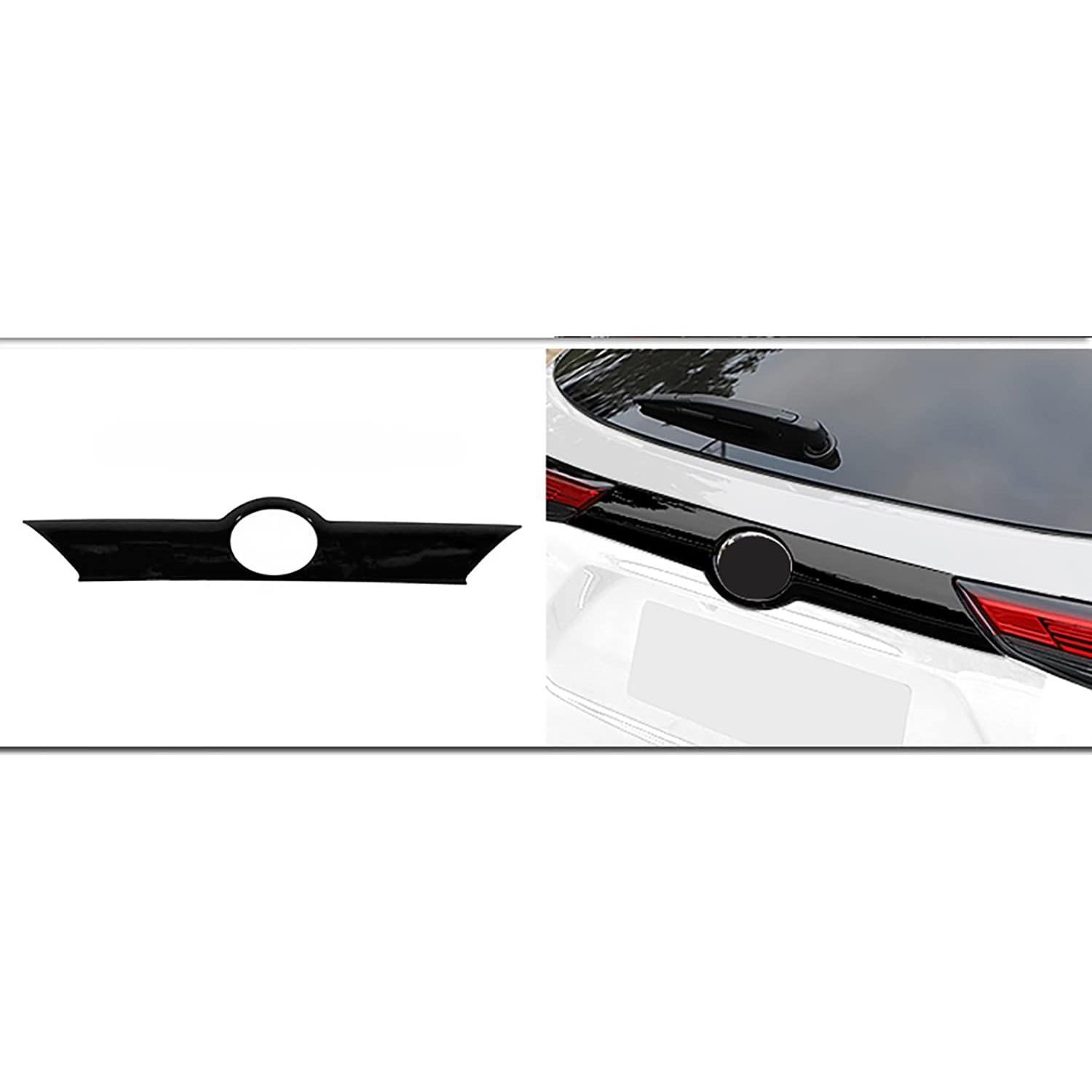 Protector de Rejilla de Puerta Trasera Toyota Highlander 2021-2025 Negro ABS