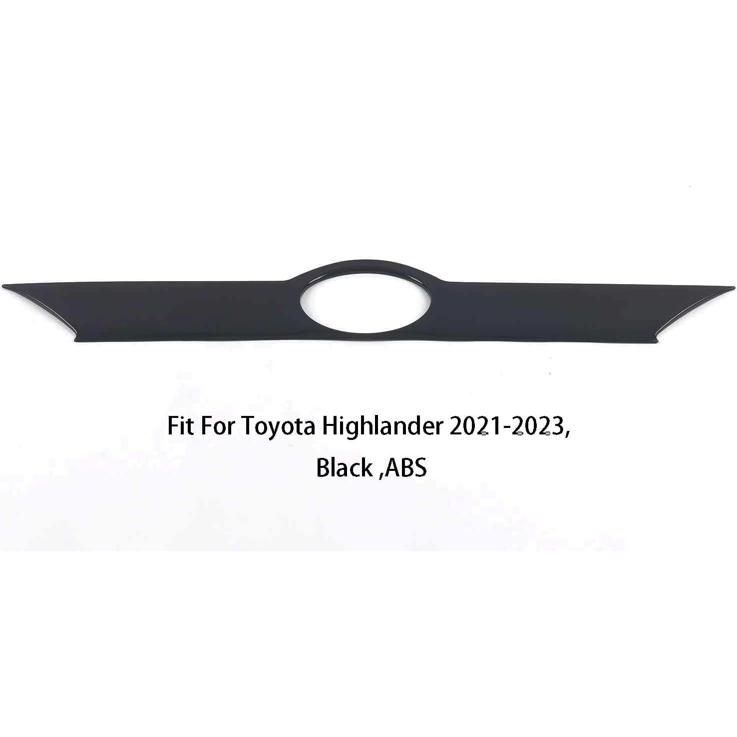 Protector de Rejilla de Puerta Trasera Toyota Highlander 2021-2025 Negro ABS