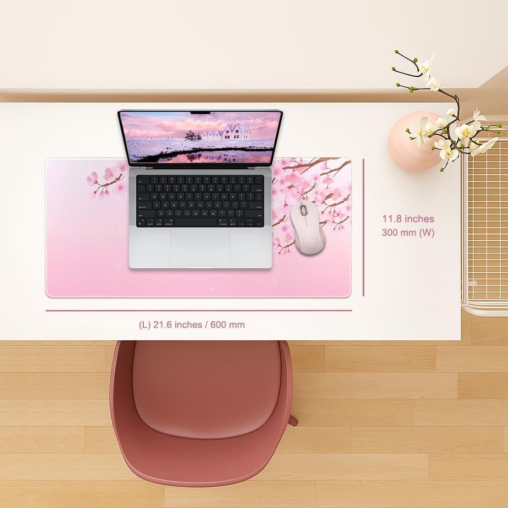 Alfombrilla de Ratón Grande MasiBloom 60x30 cm Antideslizante