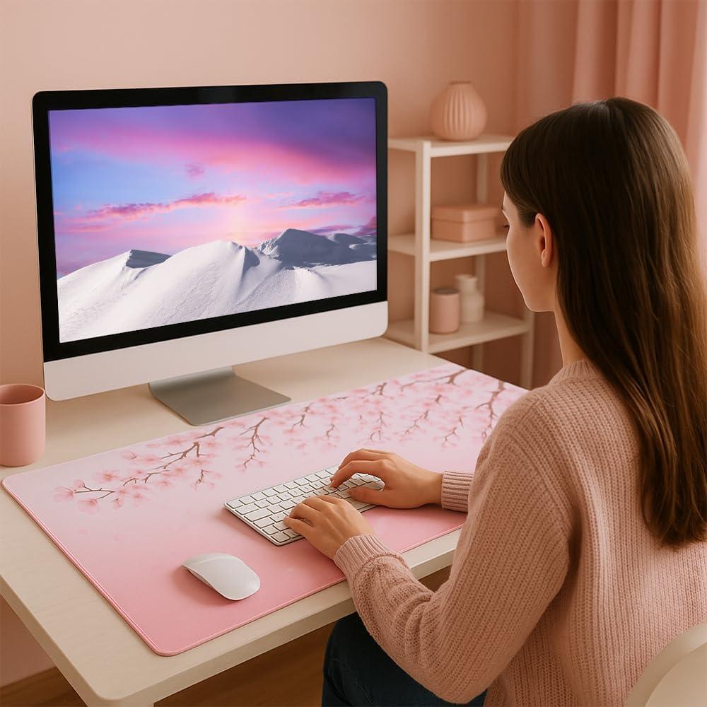 Alfombrilla de Ratón Grande MasiBloom 60x30 cm Antideslizante