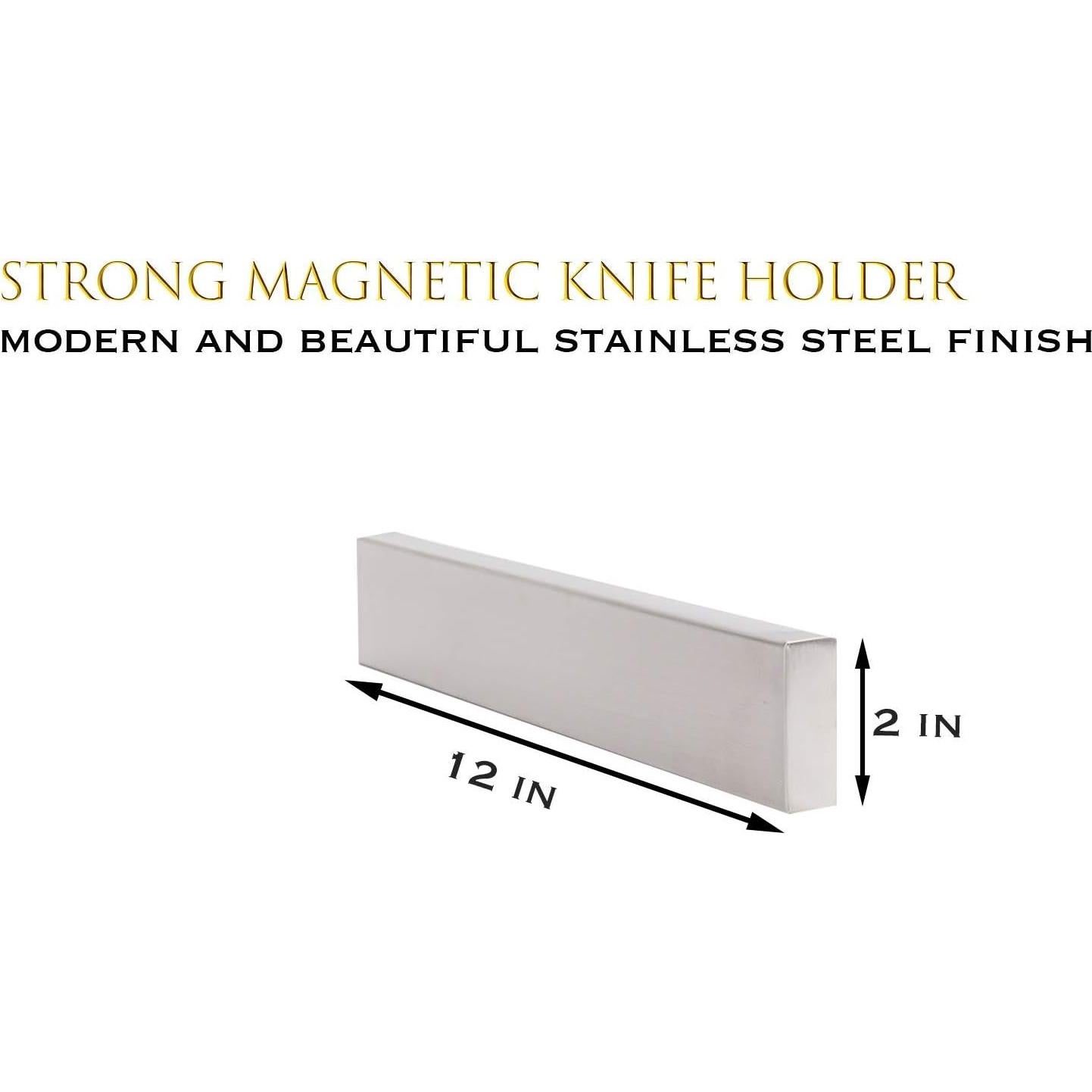 Soporte Magnético para Cuchillos EHOMEA2Z 30.48 cm Acero Inoxidable