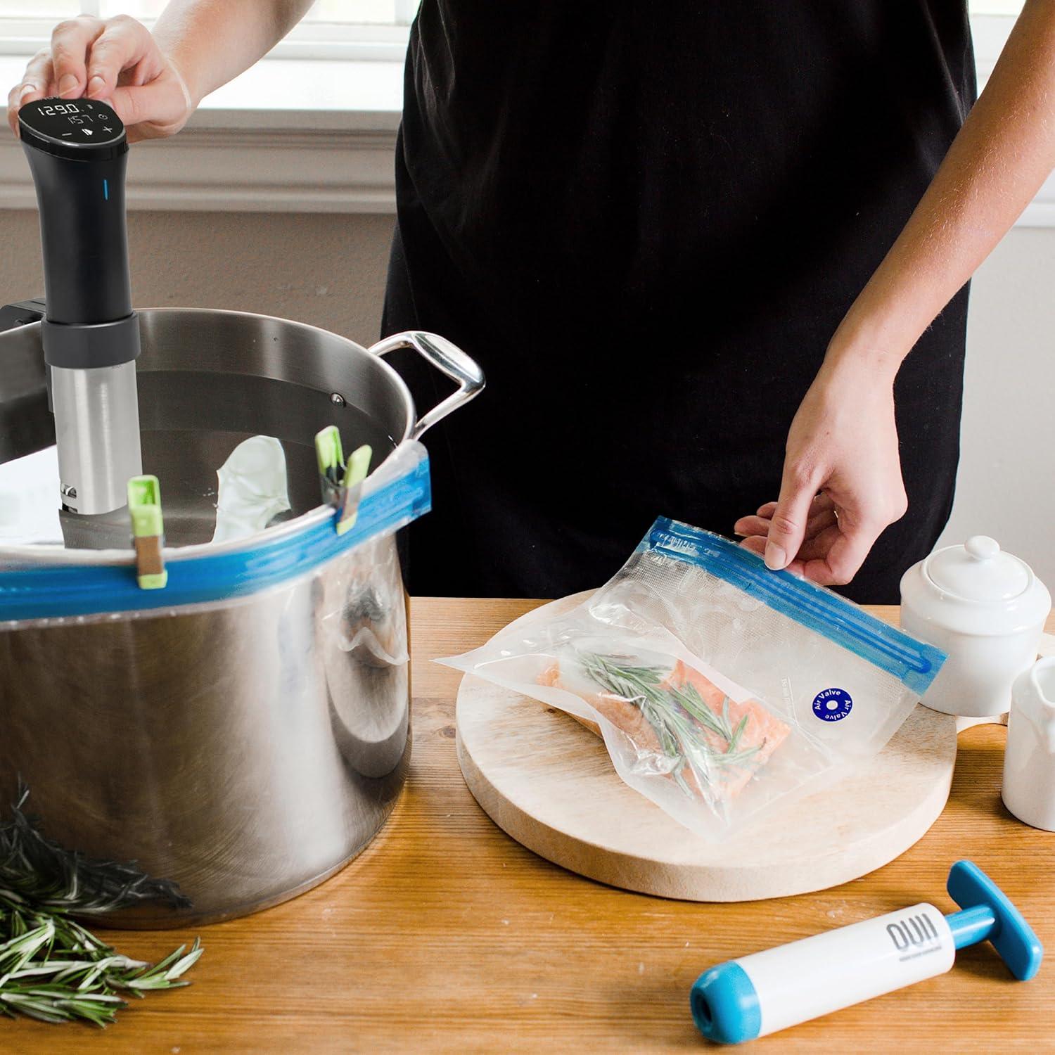 Bolsas Sous Vide OUII - Kit de 20 Piezas Reutilizables