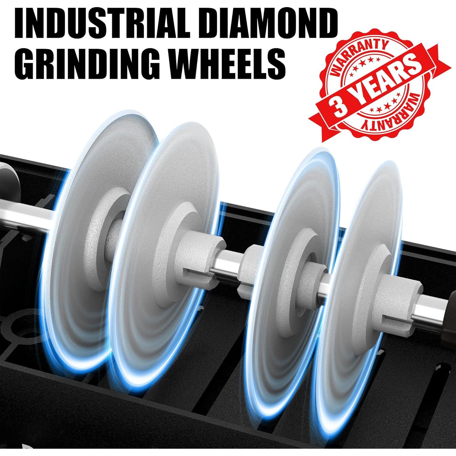 Afilador de cuchillos eléctrico Goodjob 3 etapas diamante 1.12kg