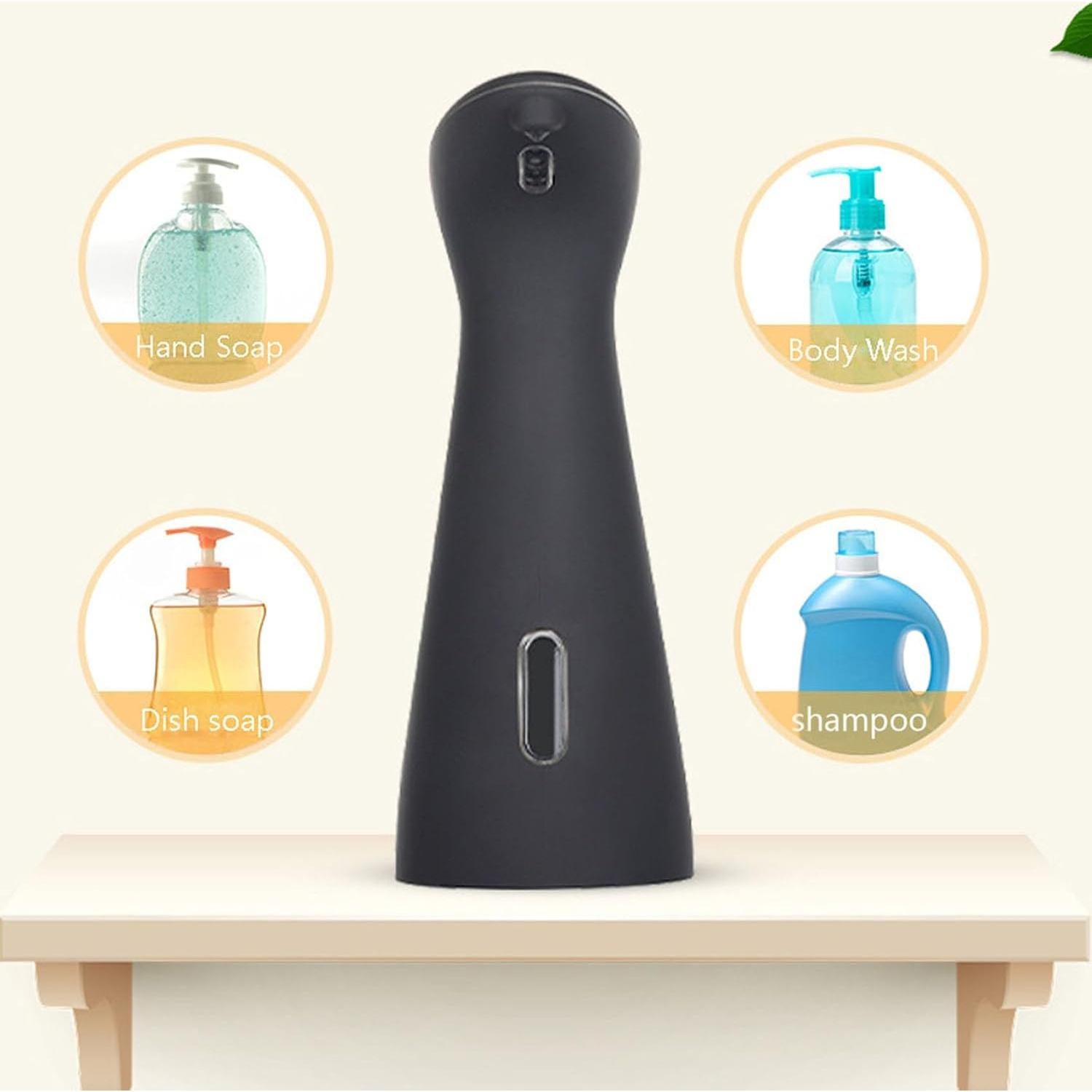 Dispensador de Jabón Automático KIAWON IPX6 200ml Negro