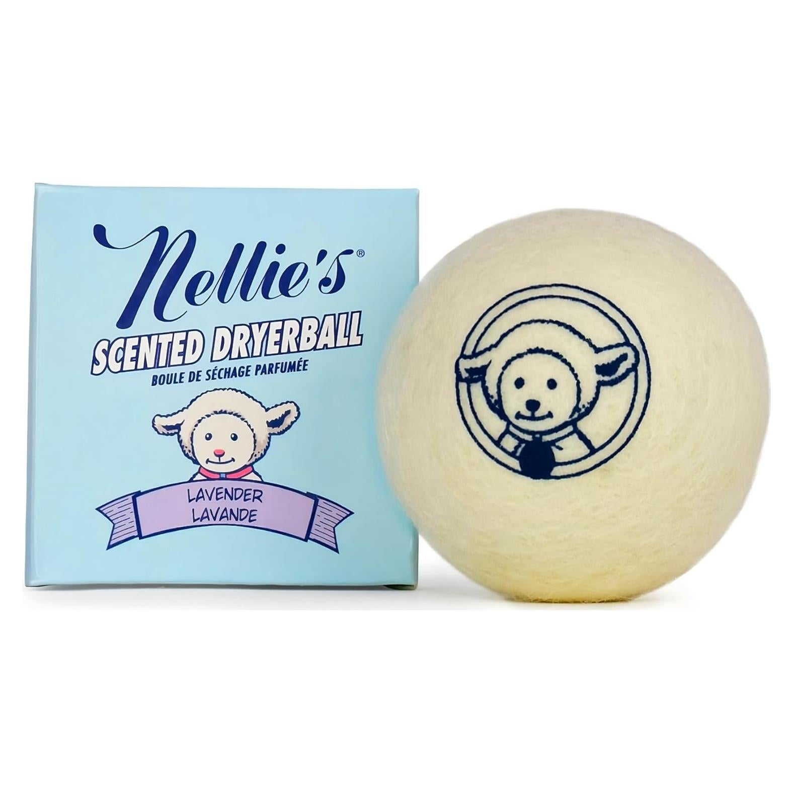 Bola de Secado Aromatizada Nellie Lavanda 100% Lana Nueva Zelanda