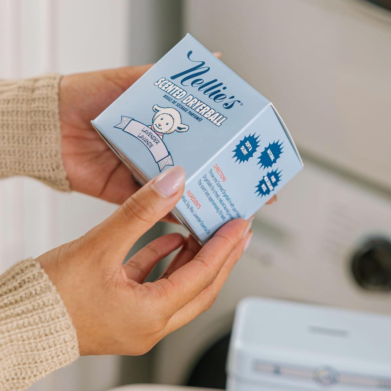 Bola de Secado Aromatizada Nellie Lavanda 100% Lana Nueva Zelanda