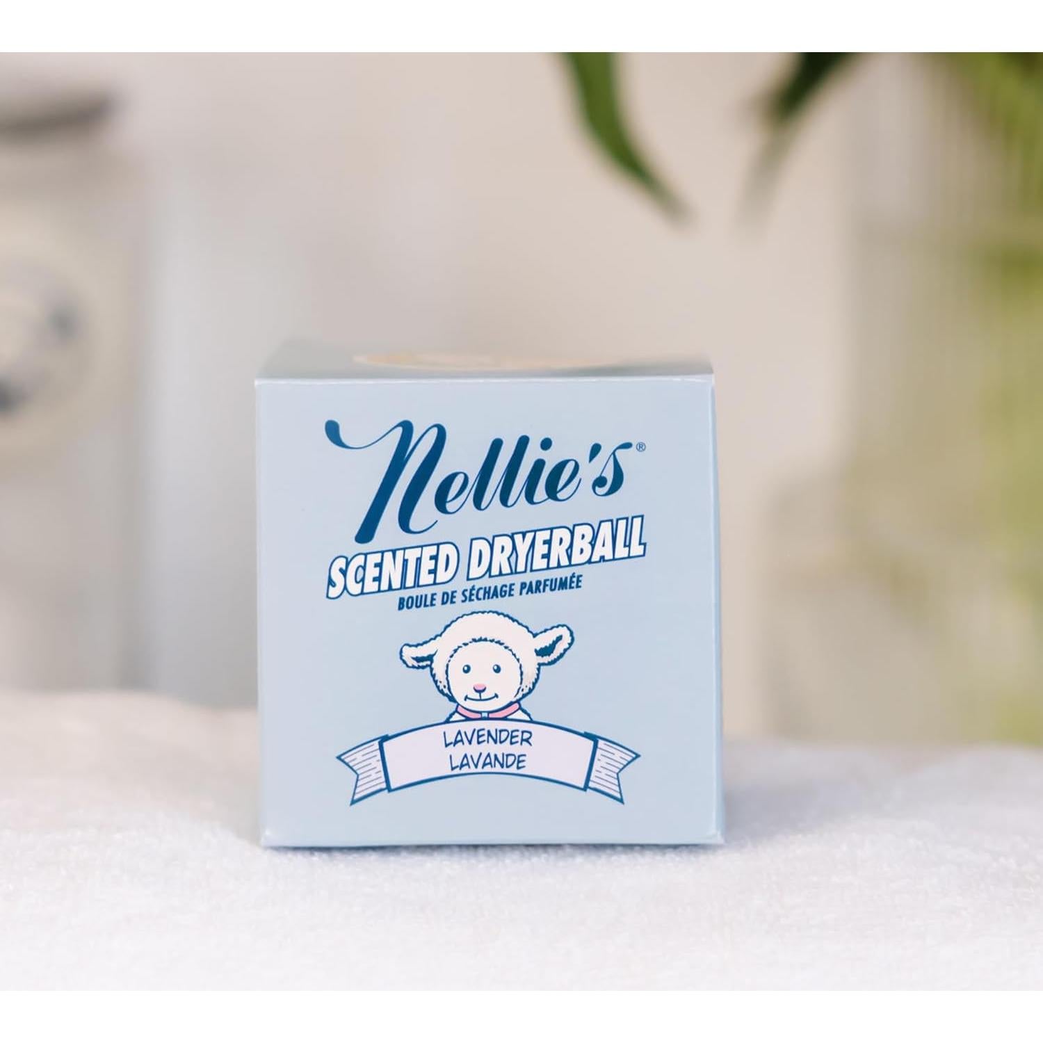 Bola de Secado Aromatizada Nellie Lavanda 100% Lana Nueva Zelanda