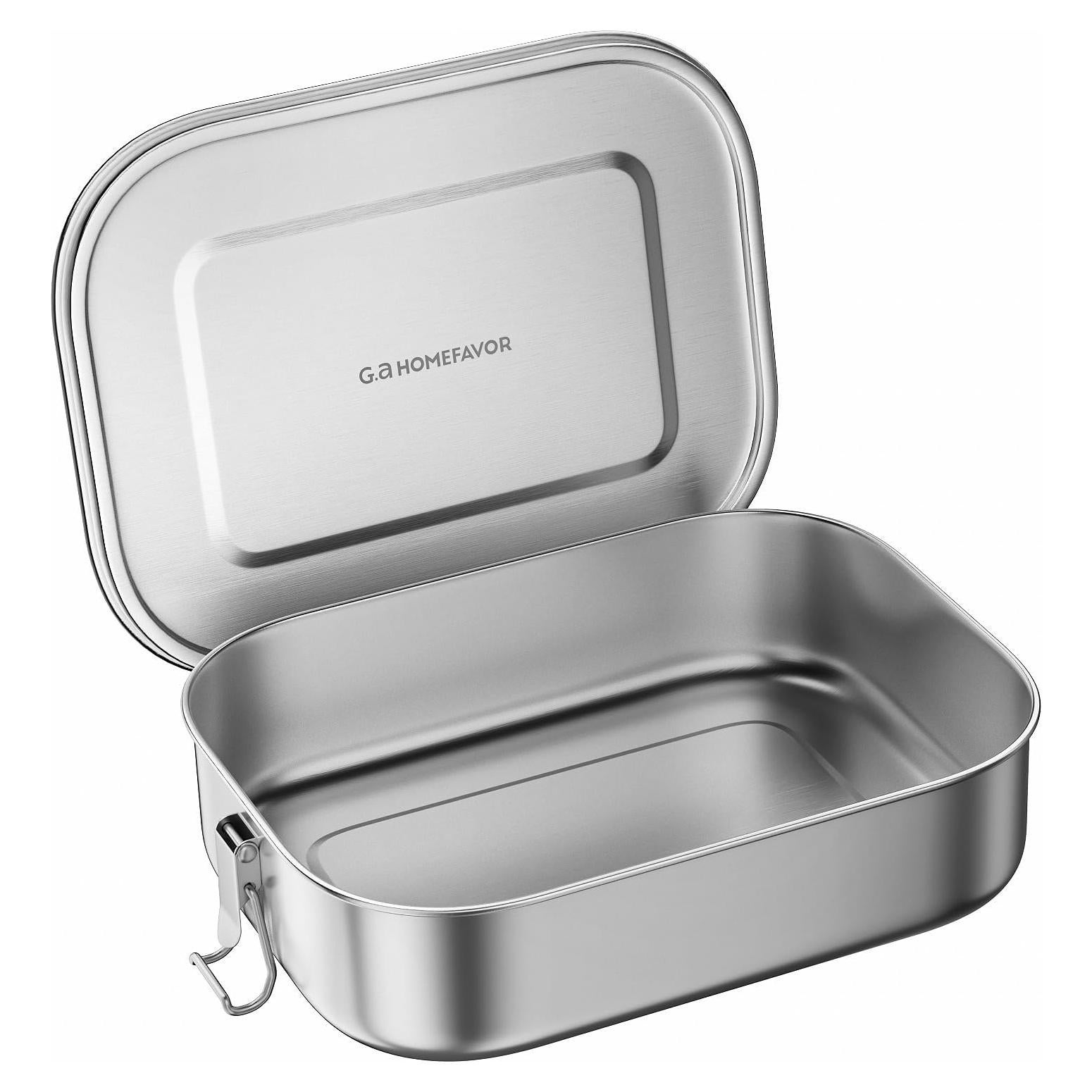 Caja de Almuerzo de Acero Inoxidable G.a HOMEFAVOR 1200 ml