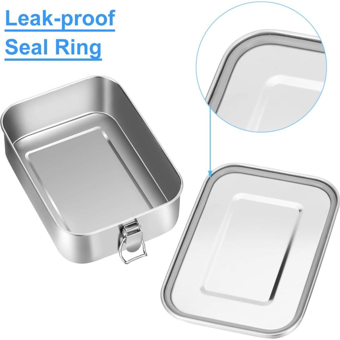 Caja de Almuerzo de Acero Inoxidable G.a HOMEFAVOR 1200 ml