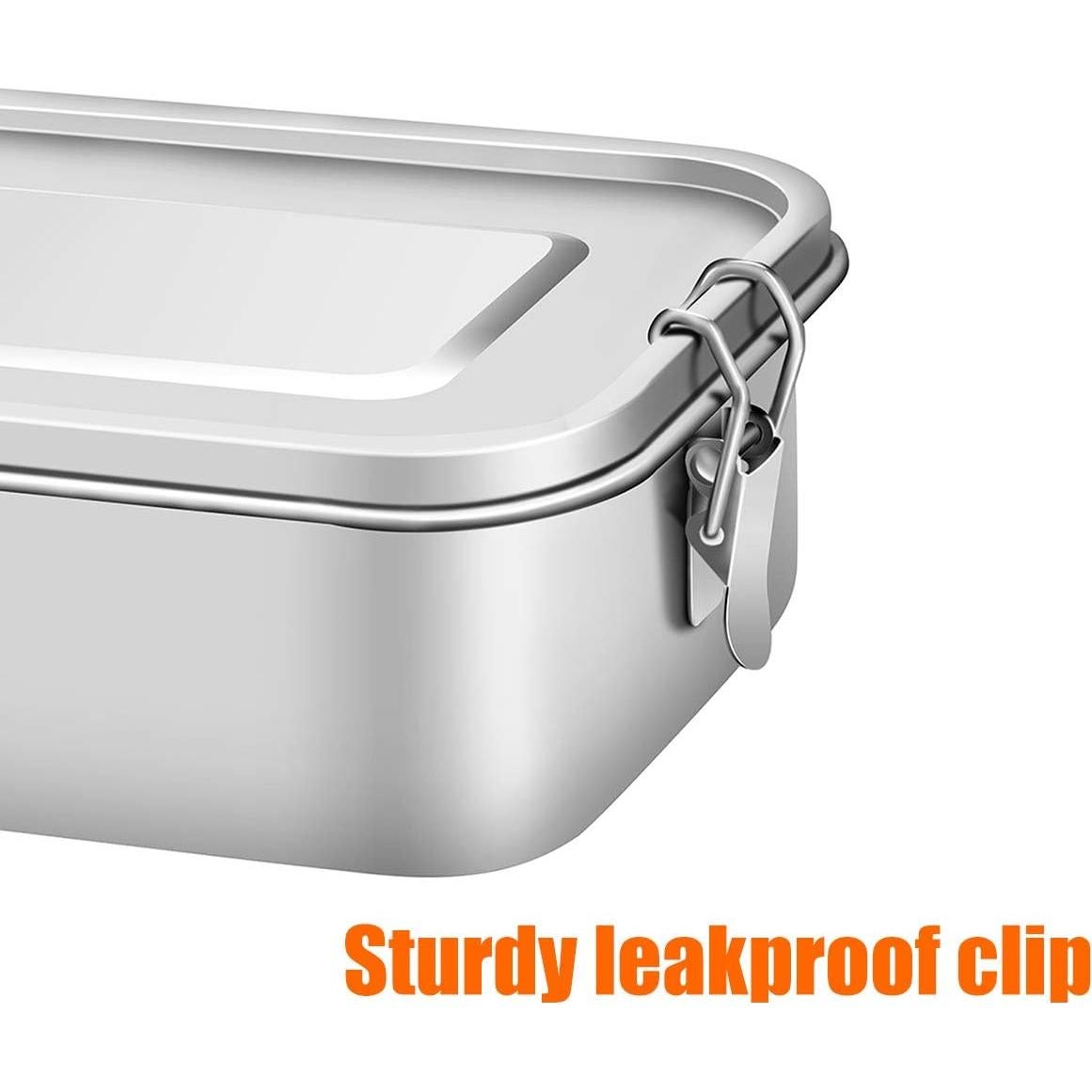 Caja de Almuerzo de Acero Inoxidable G.a HOMEFAVOR 1200 ml