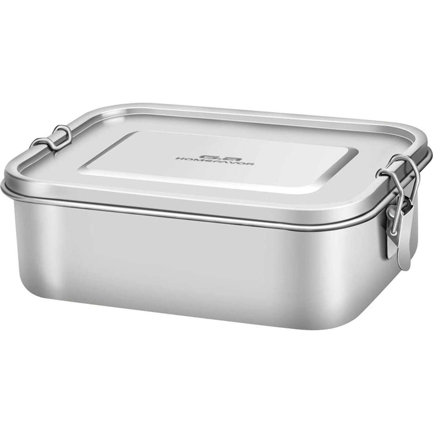 Caja de Almuerzo de Acero Inoxidable G.a HOMEFAVOR 1200 ml