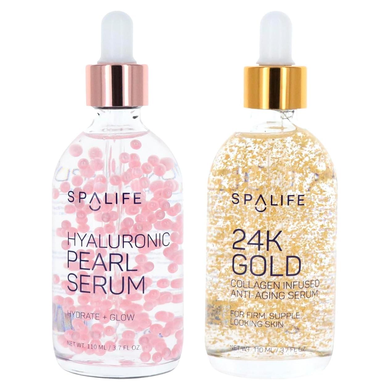 Suero Facial SpaLife 100 ml Colágeno de Oro 24K + Ácido Hialurónico