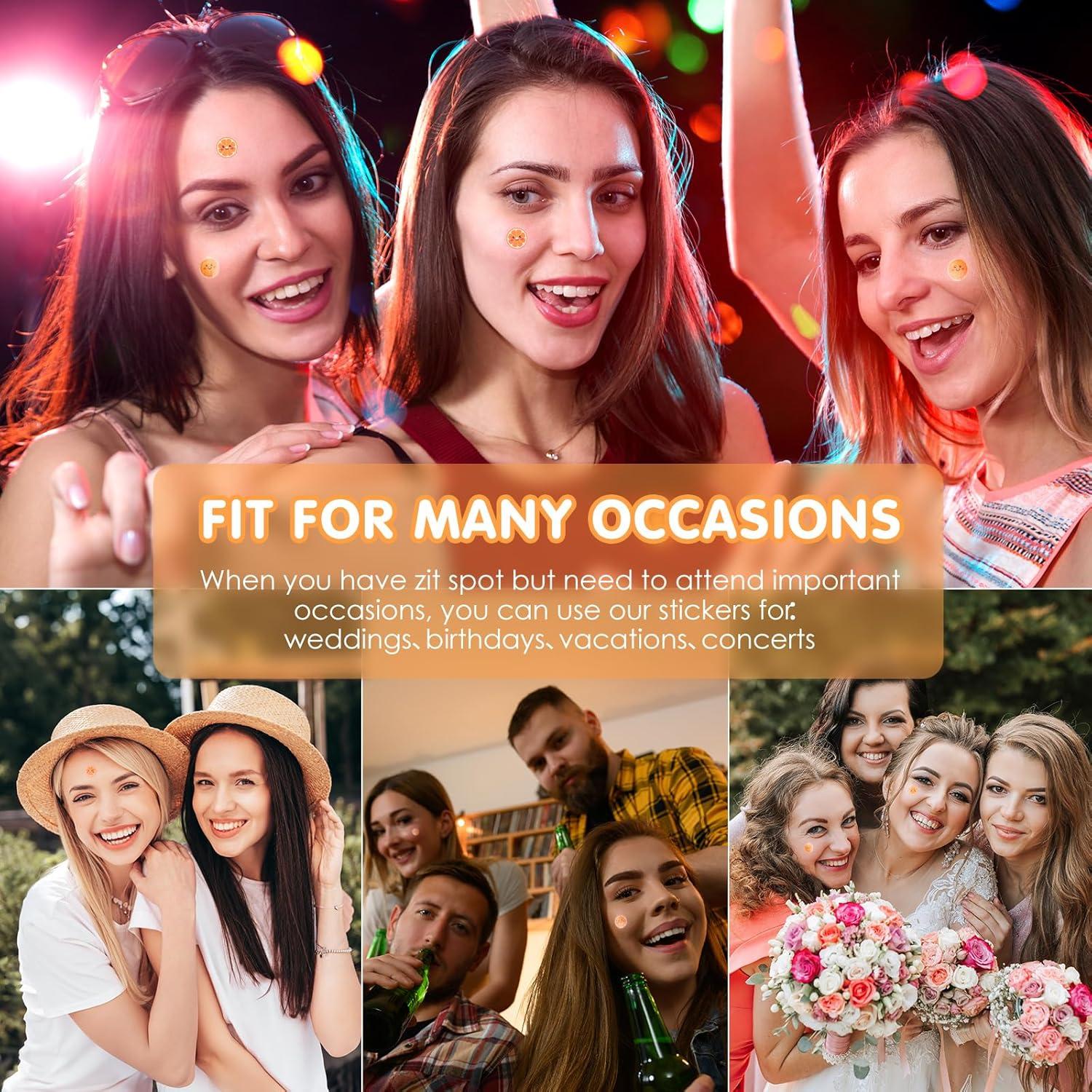 Parches para Granos AUSLKA Naranjas con Vitamina C - 120 Unidades