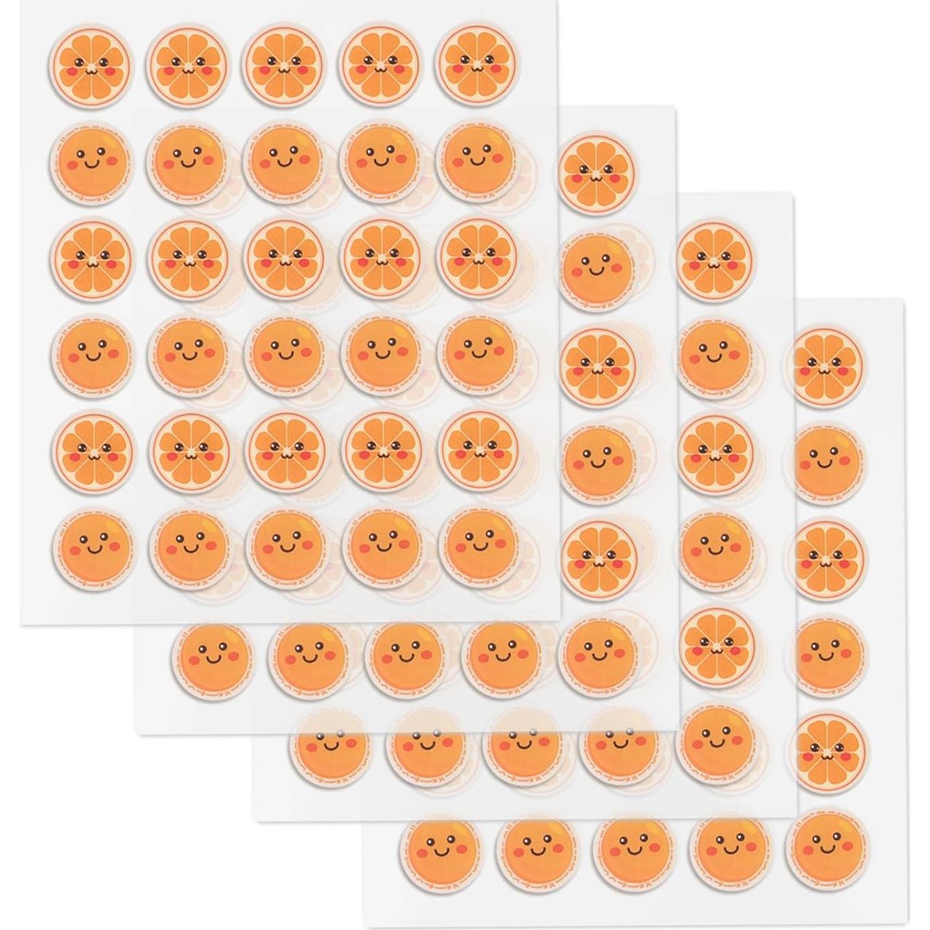 Parches para Granos AUSLKA Naranjas con Vitamina C - 120 Unidades