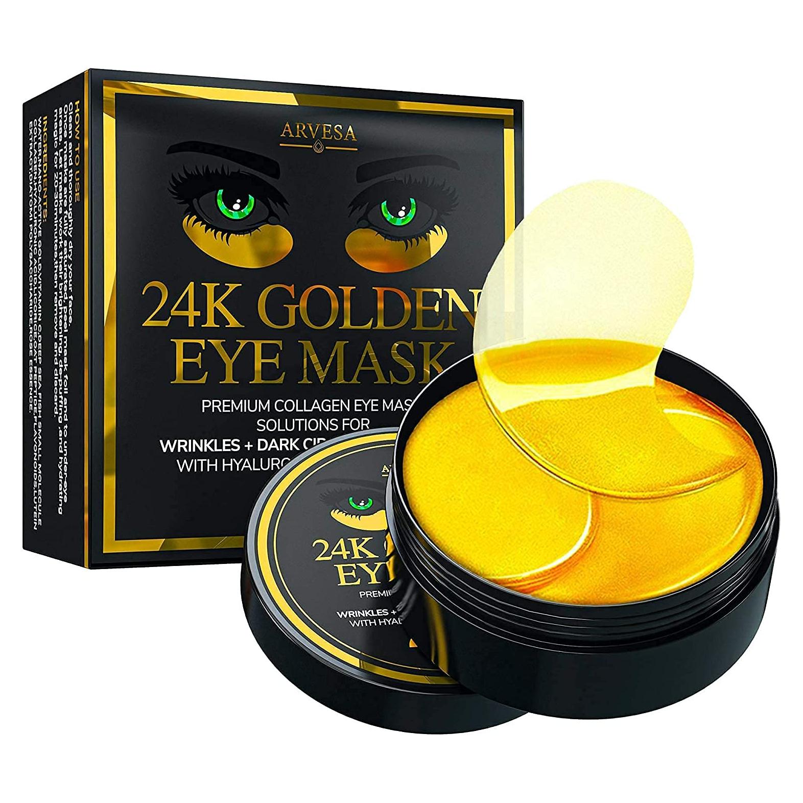 Mascarilla de Ojos de Gel Oro 24k con Colágeno - 30 Pares