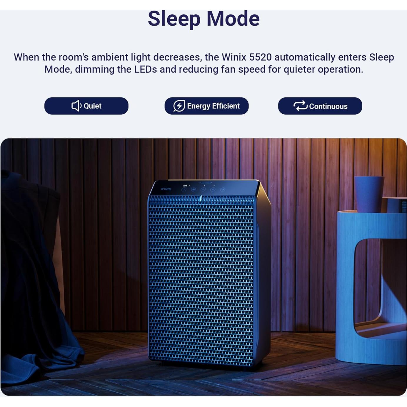 Purificador de Aire Winix 5520 para Habitaciones Grandes 175 m²