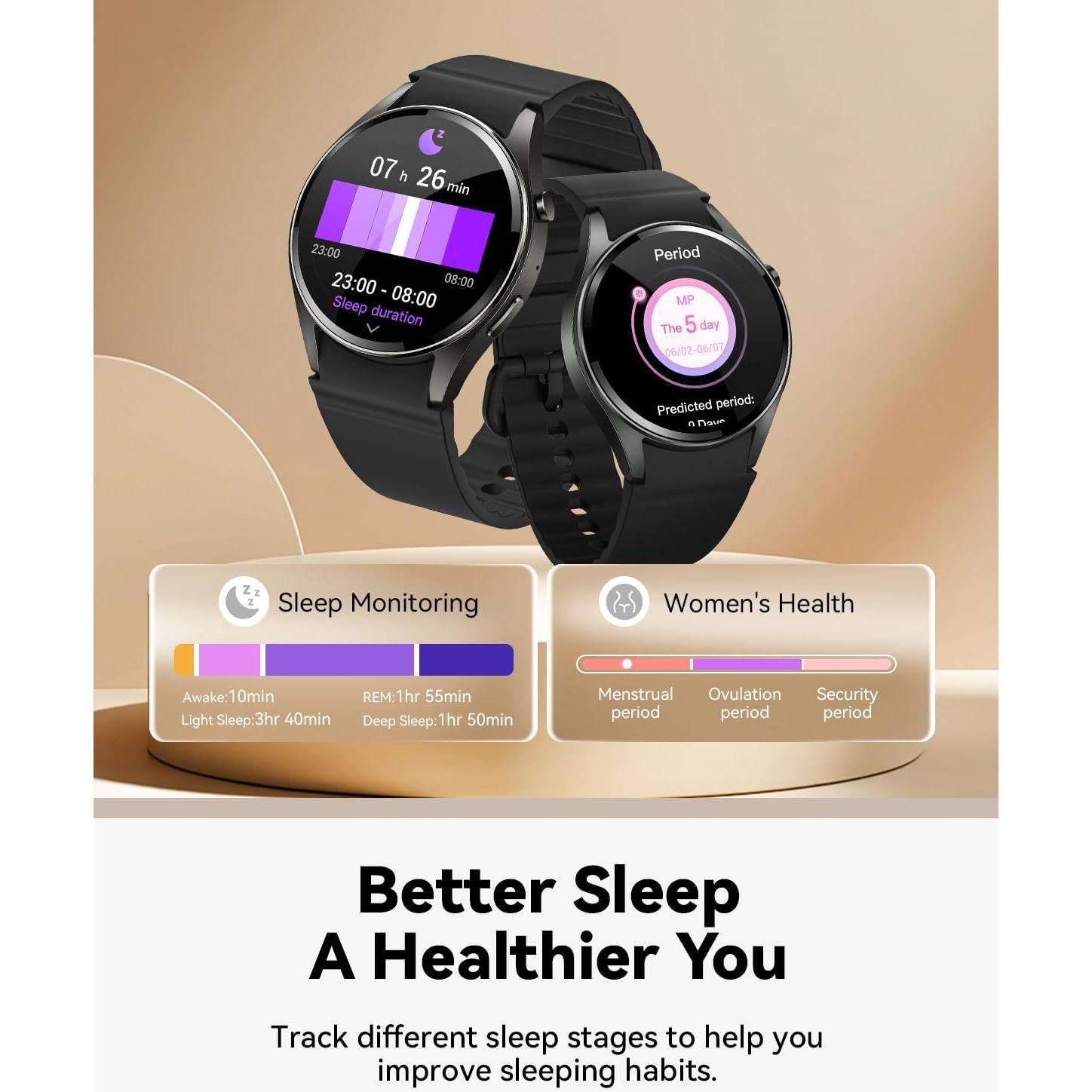 Reloj Inteligente KACUBAKU G65 HD 1.26" IP68 Fitness