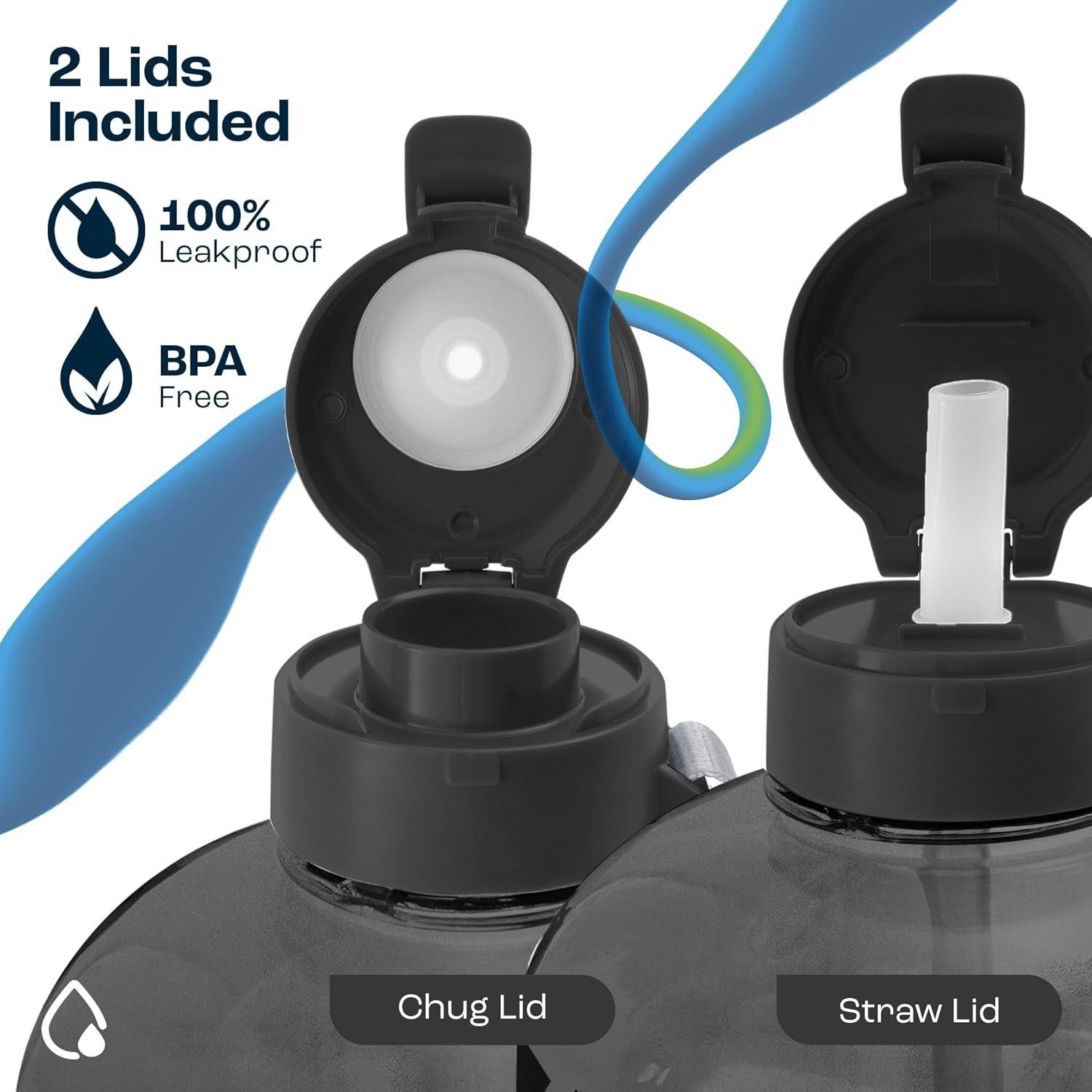 Botella de Agua Deportiva AQUAFIT 64 oz Libre de BPA