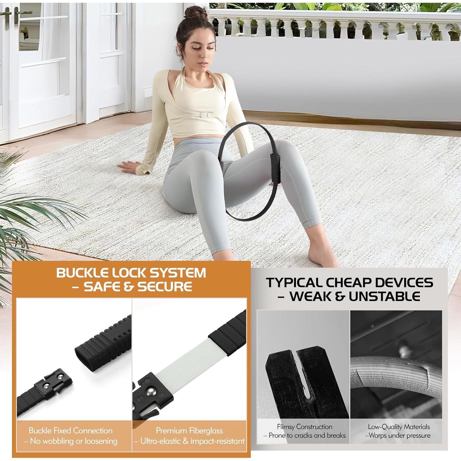 Anillo de Pilates Zmarthumb 34.3 cm Silicona Doble Agarre