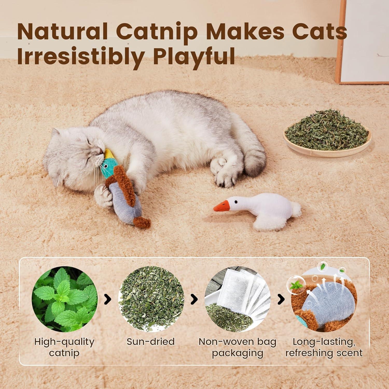 Juguetes para Gatos Potaroma - Paquete de 2 Catnip 16.5 cm