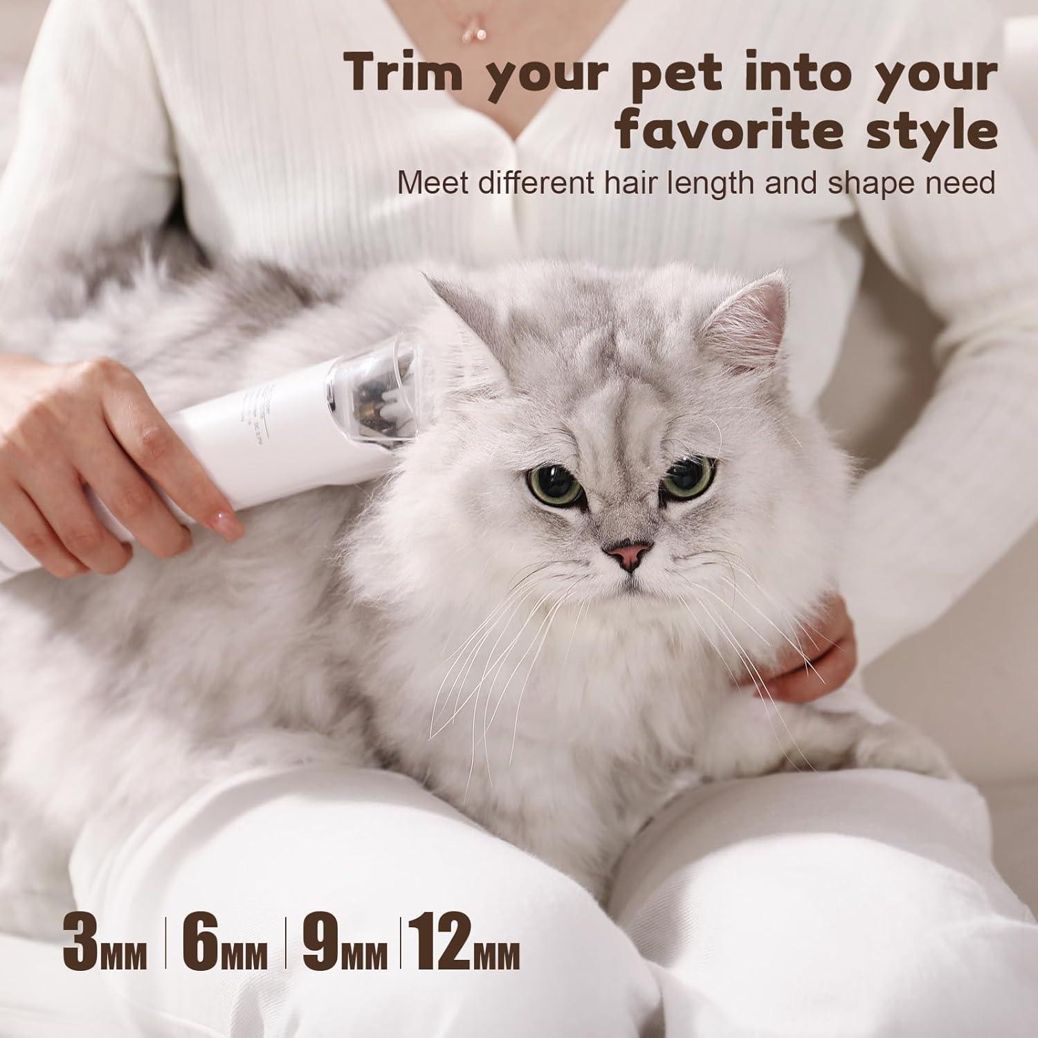 Kit de Aseo para Perros YOOHI con Aspiradora 12KPA 5 Herramientas