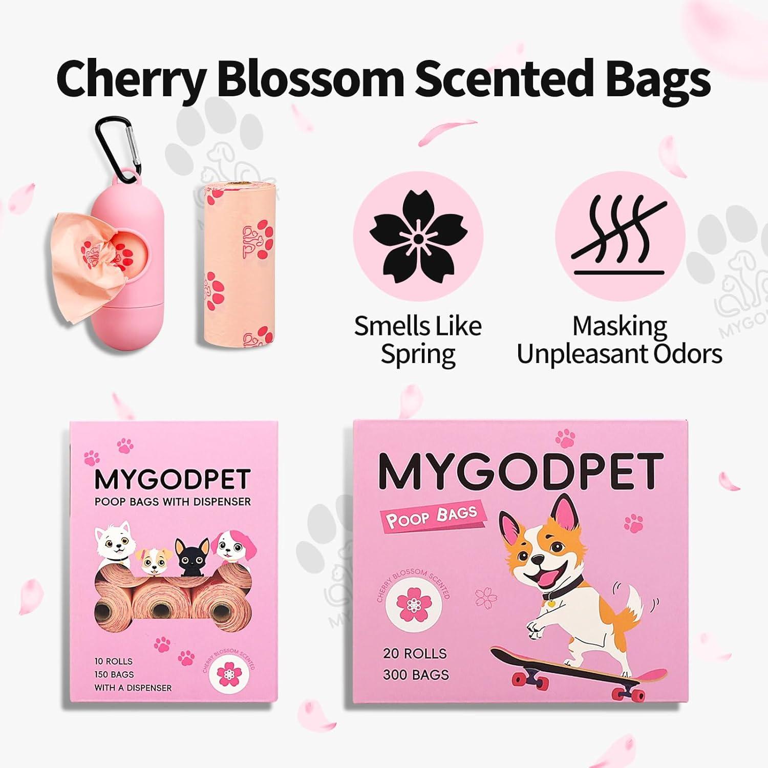 Bolsas biodegradables para excremento de perro MYGODPET 150 unidades