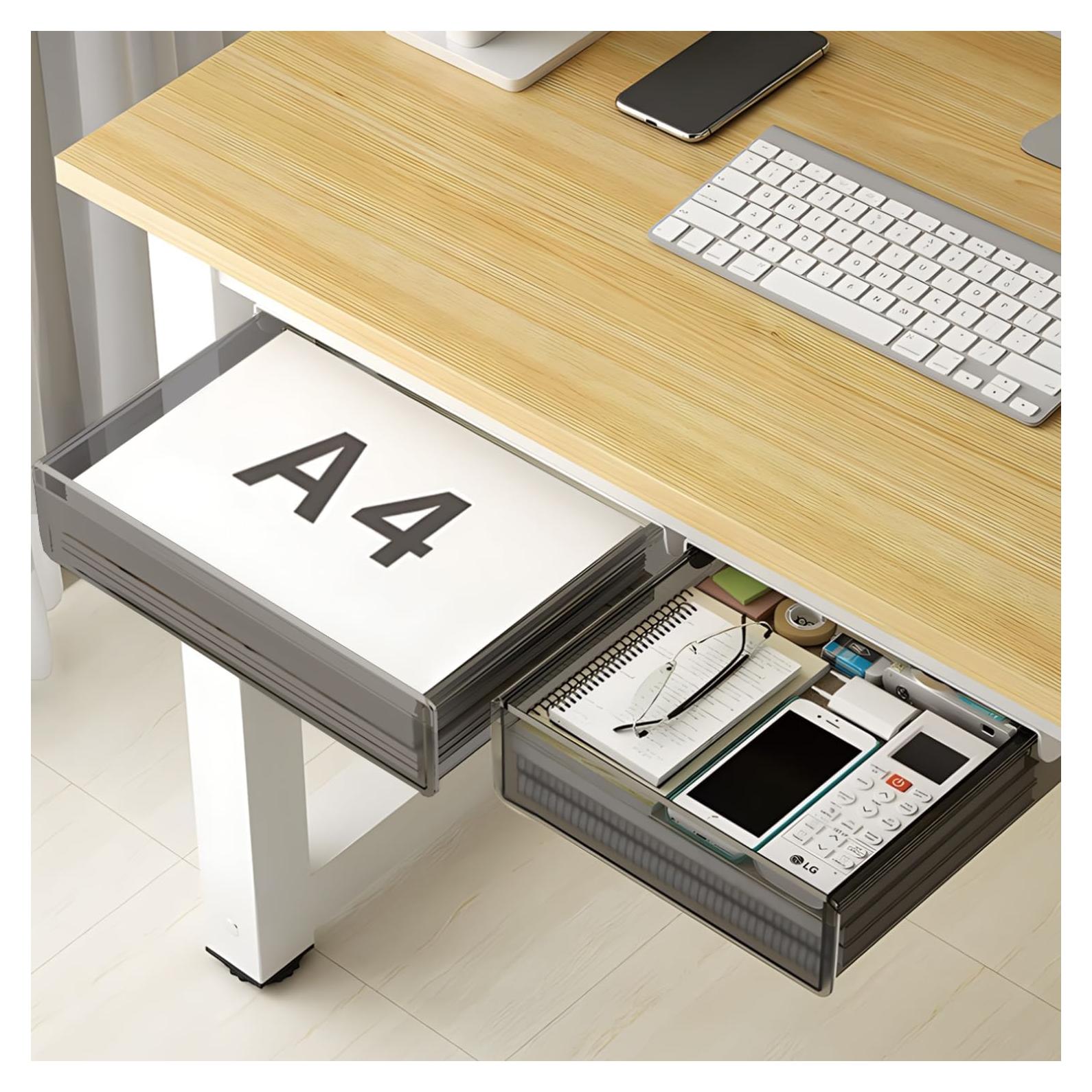 Organizador de Cajones Bajo Escritorio SVNNELP 2 Piezas