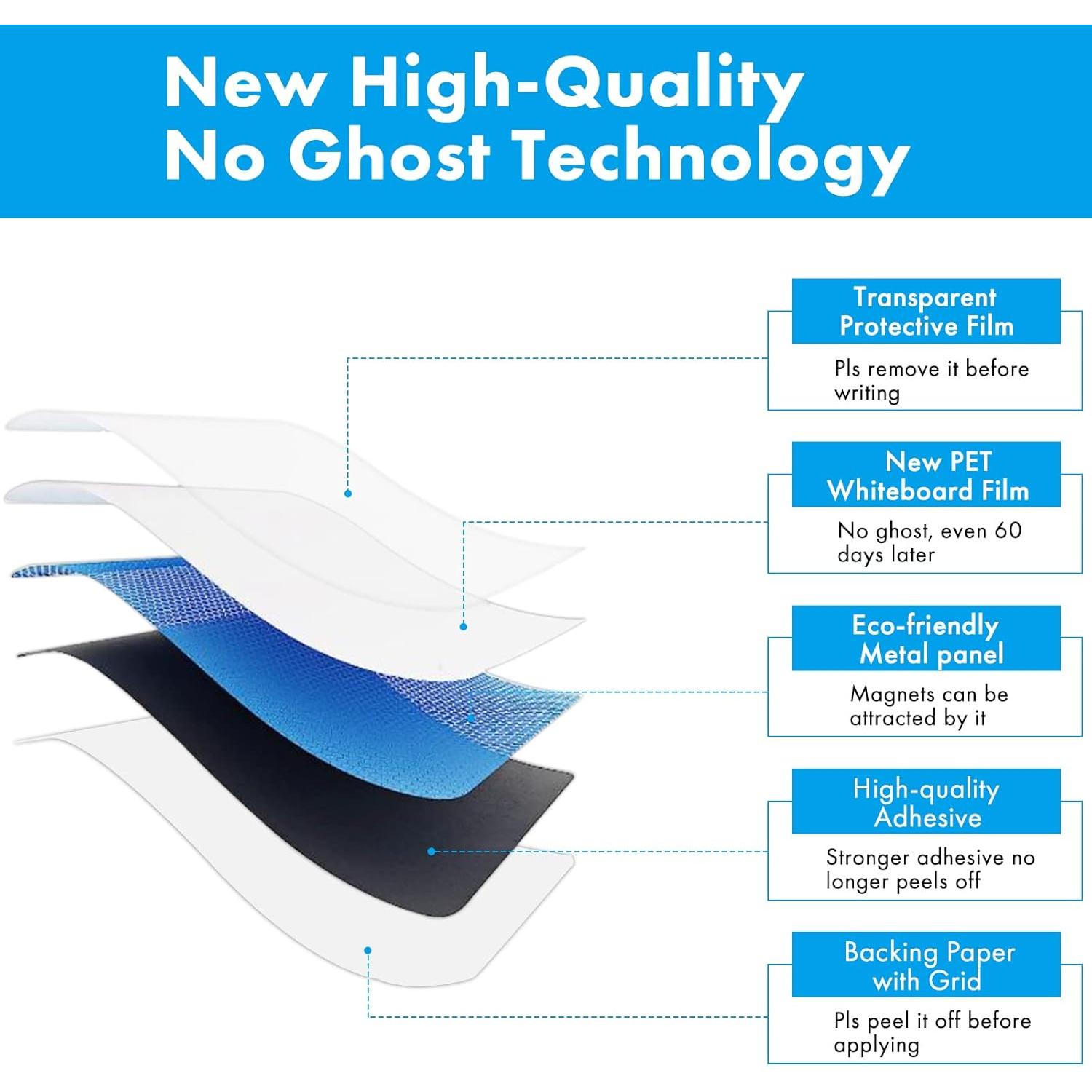 Papel Contacto Pizarra Blanca Magnética HAMIGAR 30x45 cm