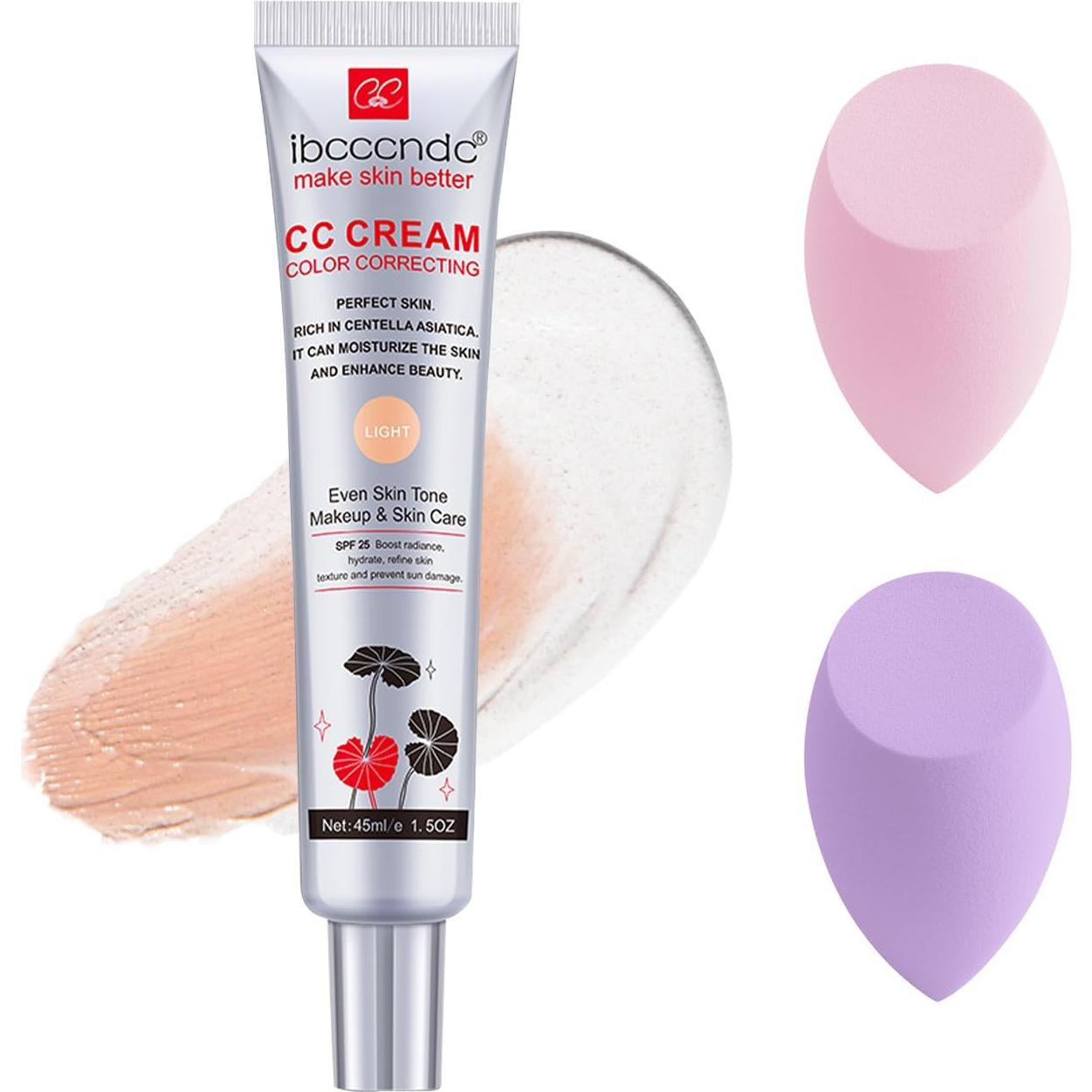 Crema CC Hidratante DEERELF 42.52g SPF 25 Color Claro