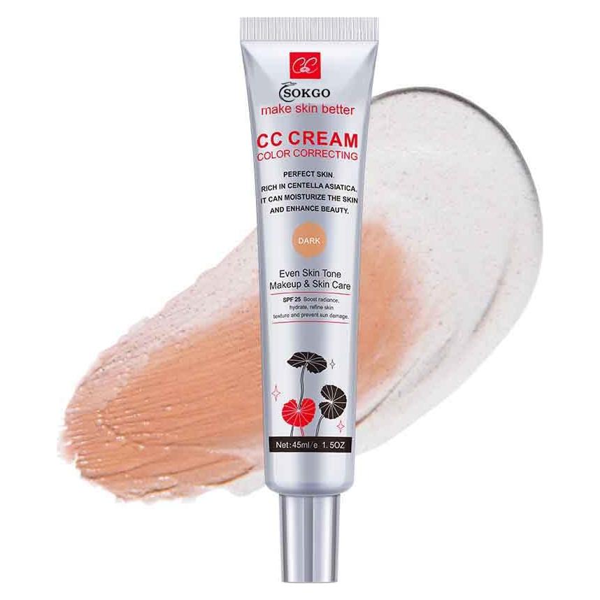 Crema CC Correctora de Color Fovcos SPF 25 29.57 ml Oscuro