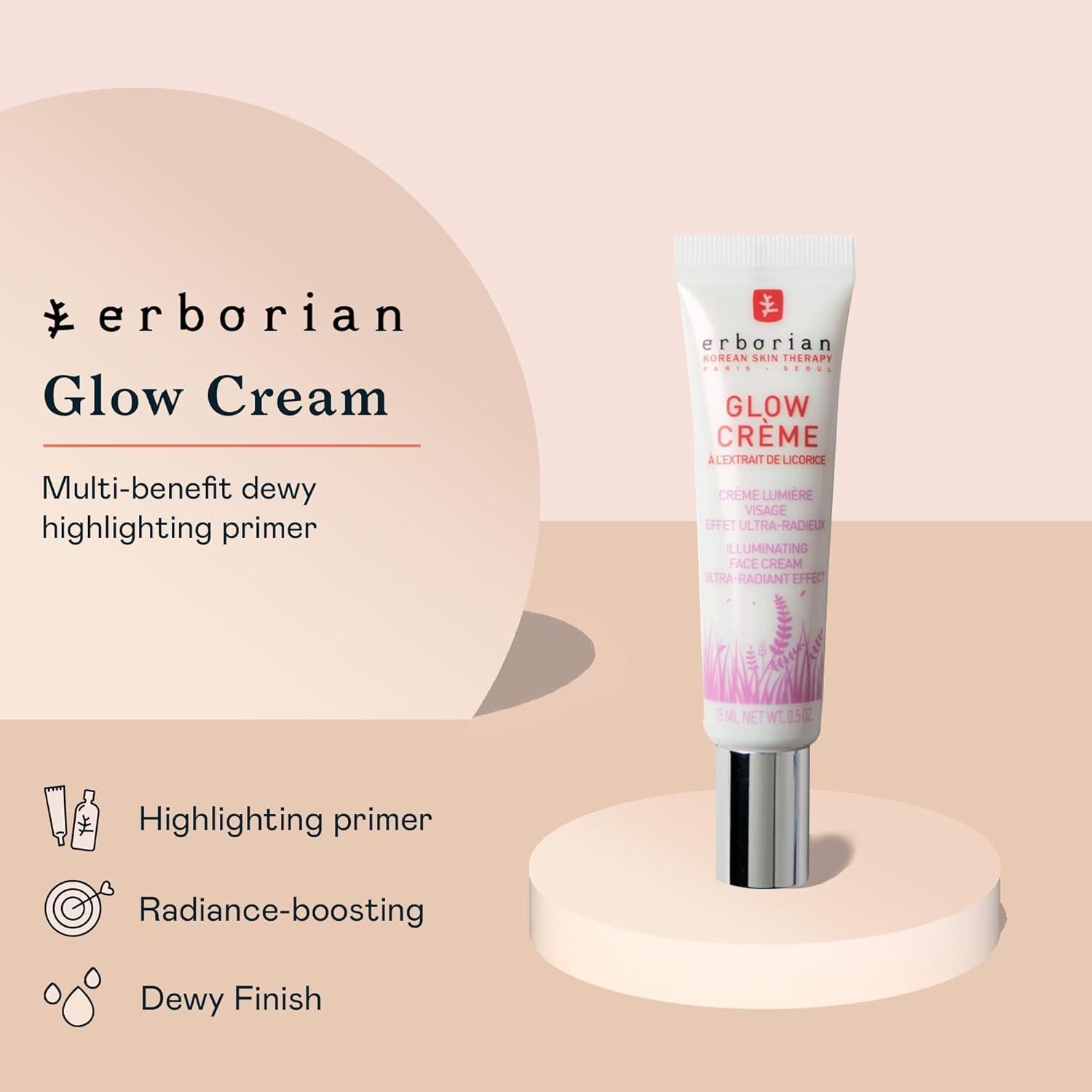 Crema Facial Iluminadora Erborian - Efecto Ultra Radiante 30g