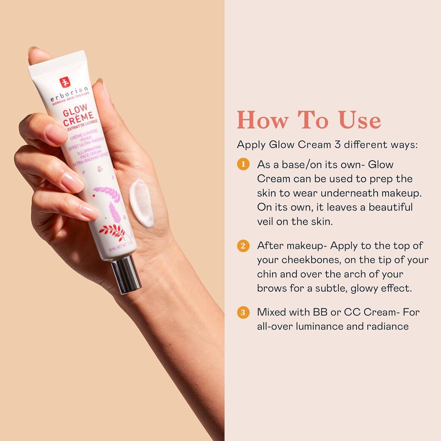 Crema Facial Iluminadora Erborian - Efecto Ultra Radiante 30g