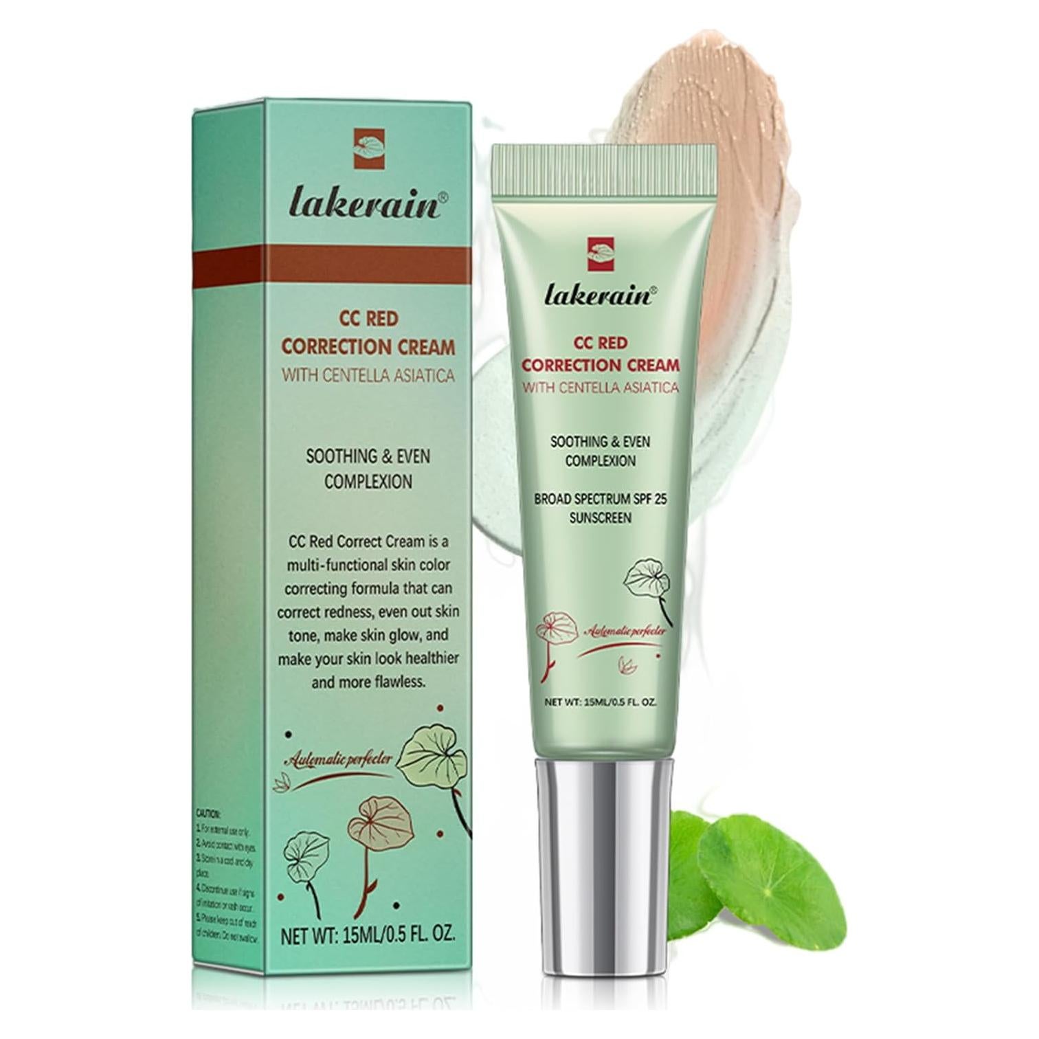 Crema CC Correctora Rojo Pdtwq 26.9g con SPF y Centella