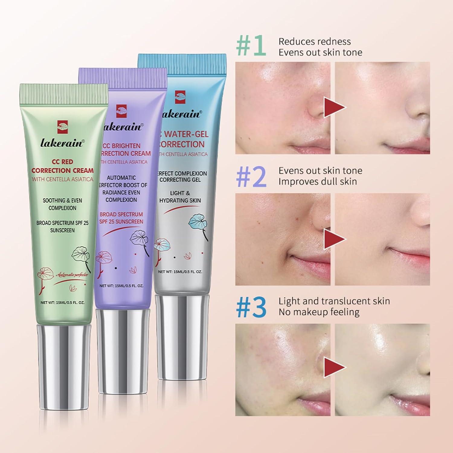 Crema CC Correctora Rojo Pdtwq 26.9g con SPF y Centella