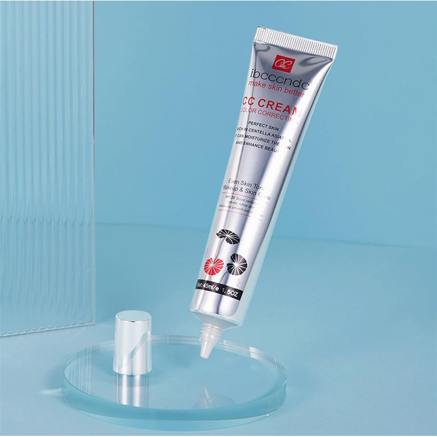 Crema CC Correctora de Color MeiPlumLai 65g SPF 25 Hidratante