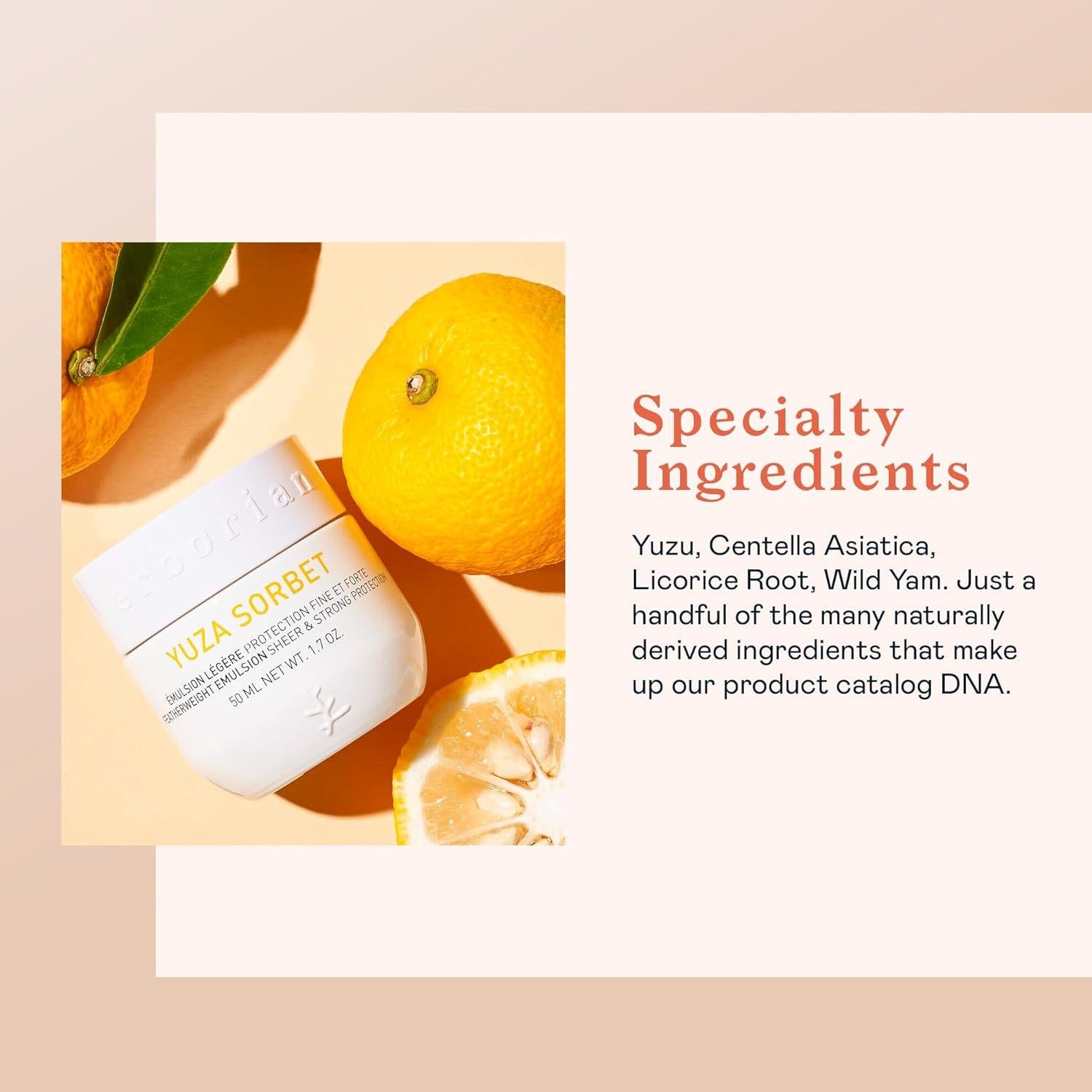 Crema Facial Erborian Sorbete de Yuza 50ml - Hidratante Vitamina C