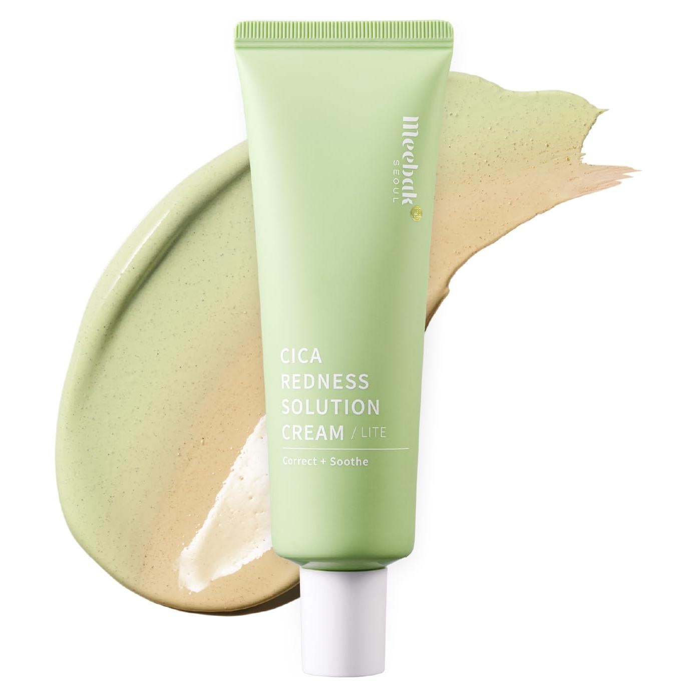 Crema CC Correctora Verde Meebak Cica para Piel Sensible 68g