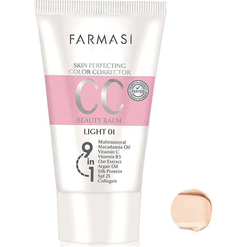 Crema CC Farmasi 50 ml - Acabado Natural, SPF 25, Multiminerales