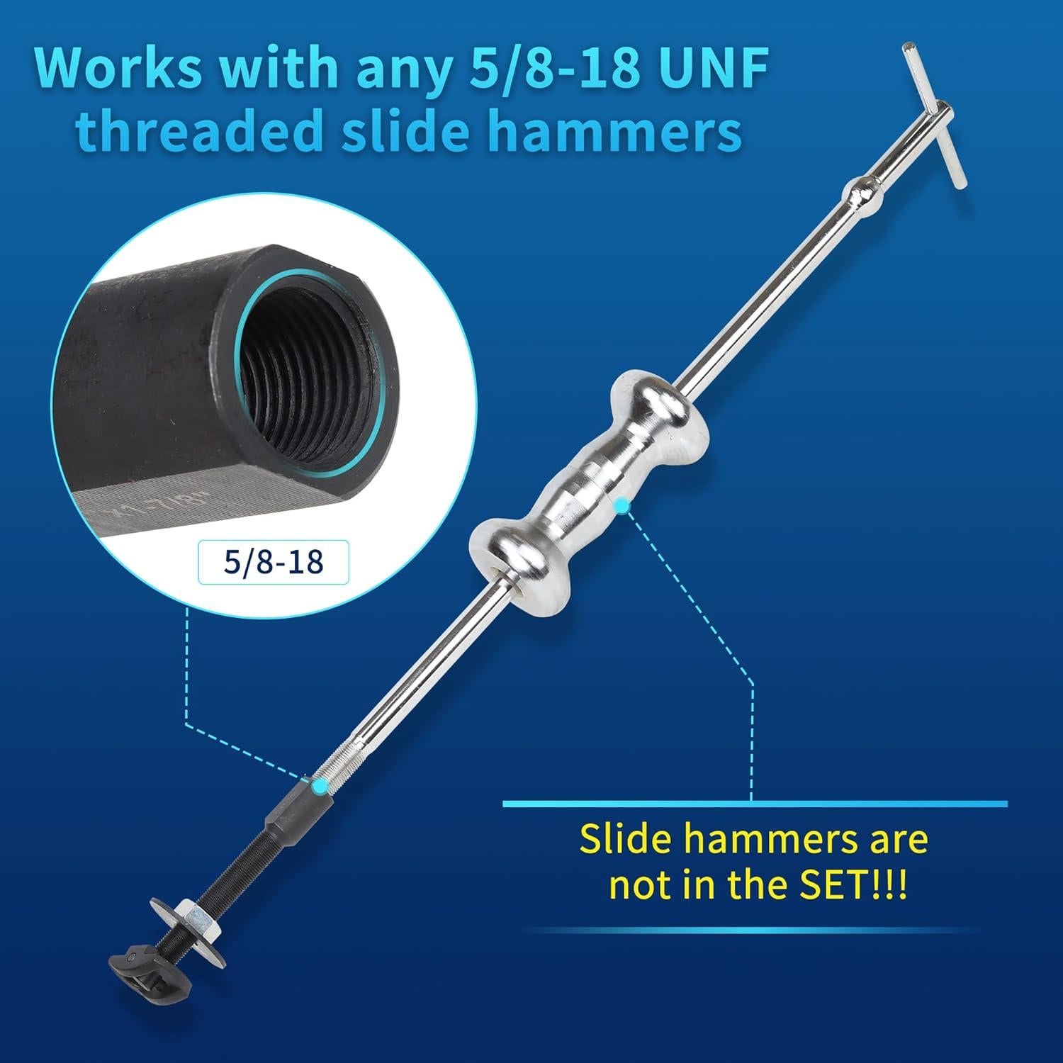 Juego de Extractores de Rodamientos GEAROLL CR-GZ009 3 Piezas