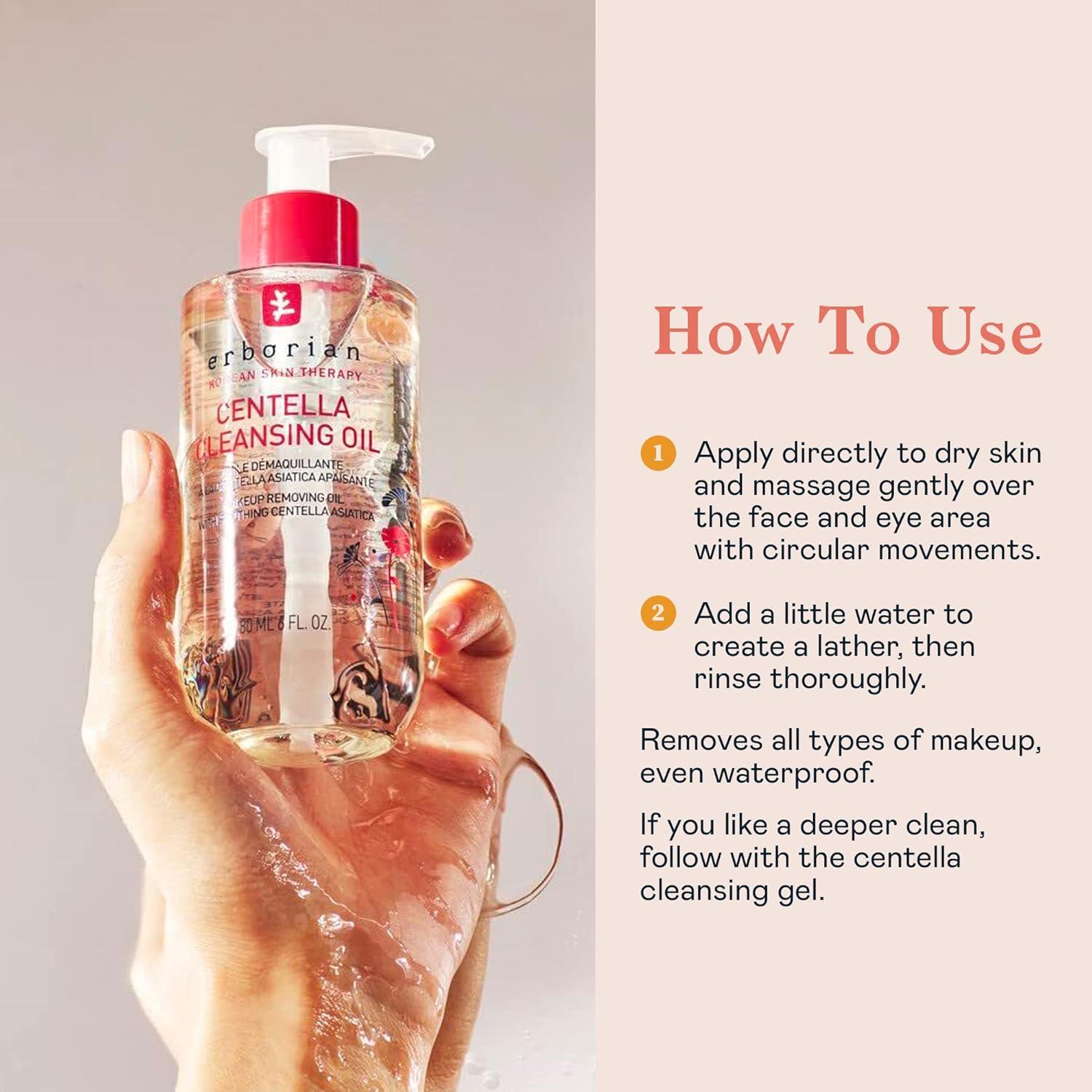 Erborian Aceite Limpiador Facial 177 ml - Desmaquillante Hidratante