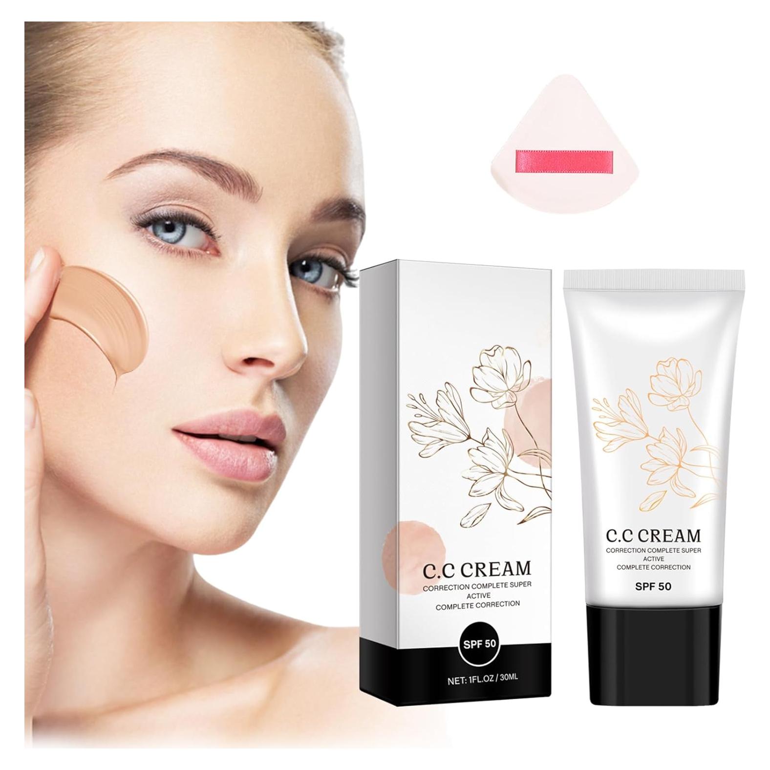 Crema CC Coreana Hidratante SPF 50 para Piel Madura 59g