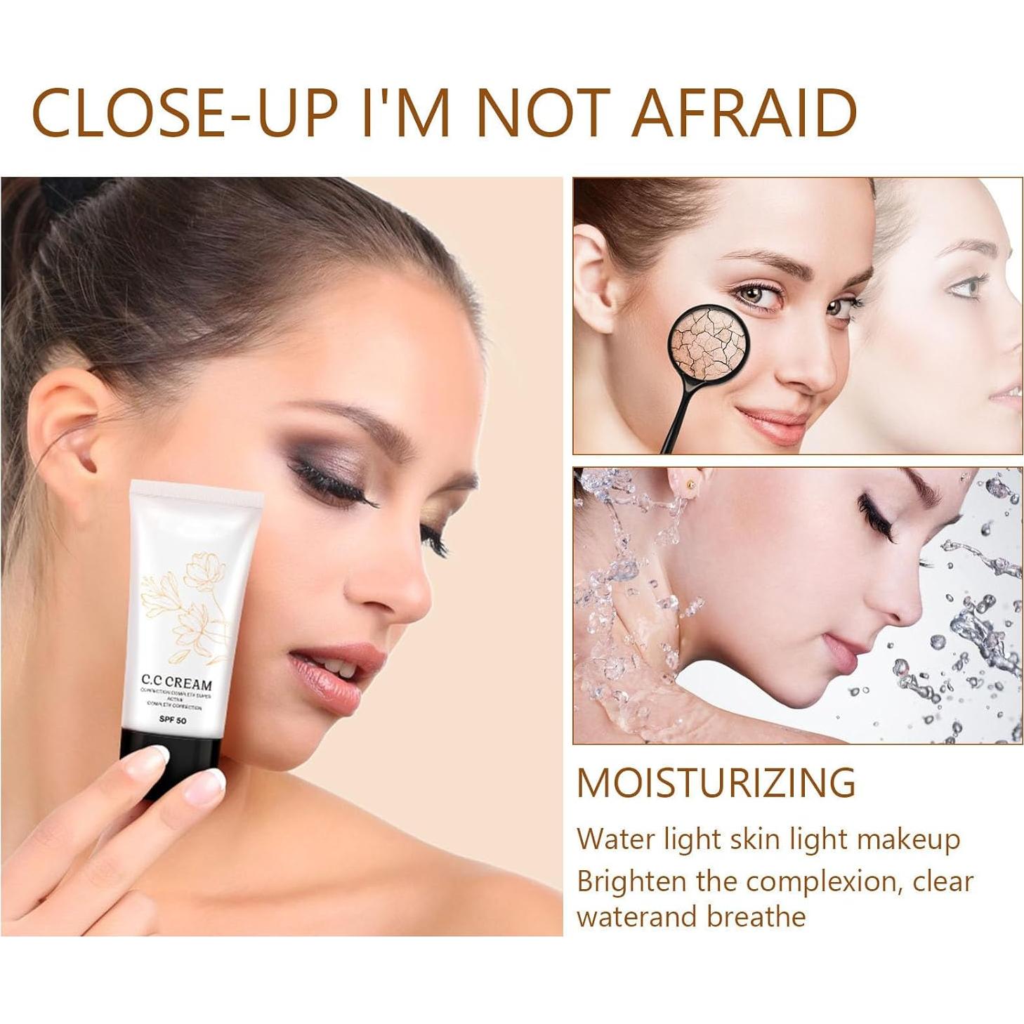 Crema CC Coreana Hidratante SPF 50 para Piel Madura 59g