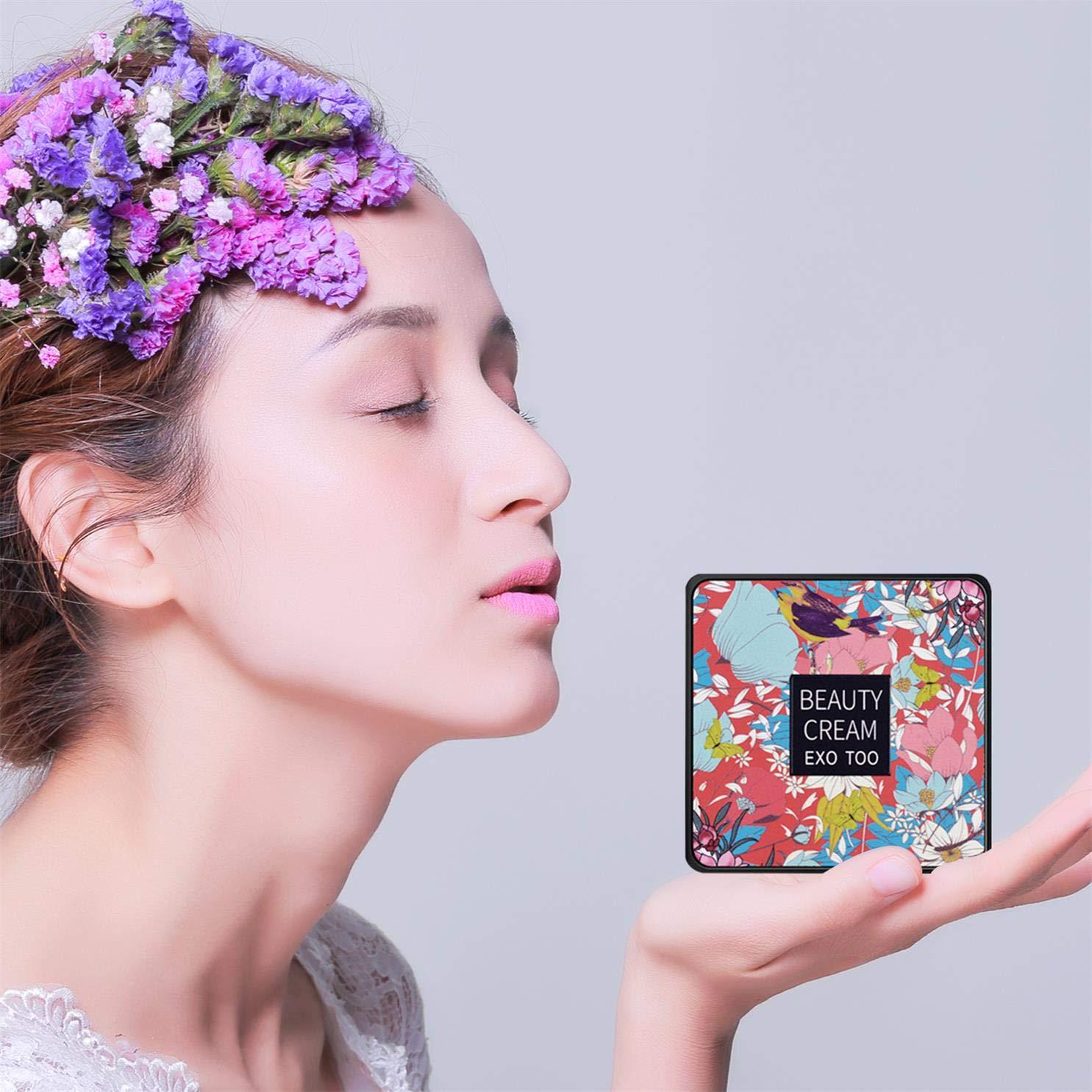 Base de Maquillaje CC Cream NUIBO Natural con 2 Esponjas