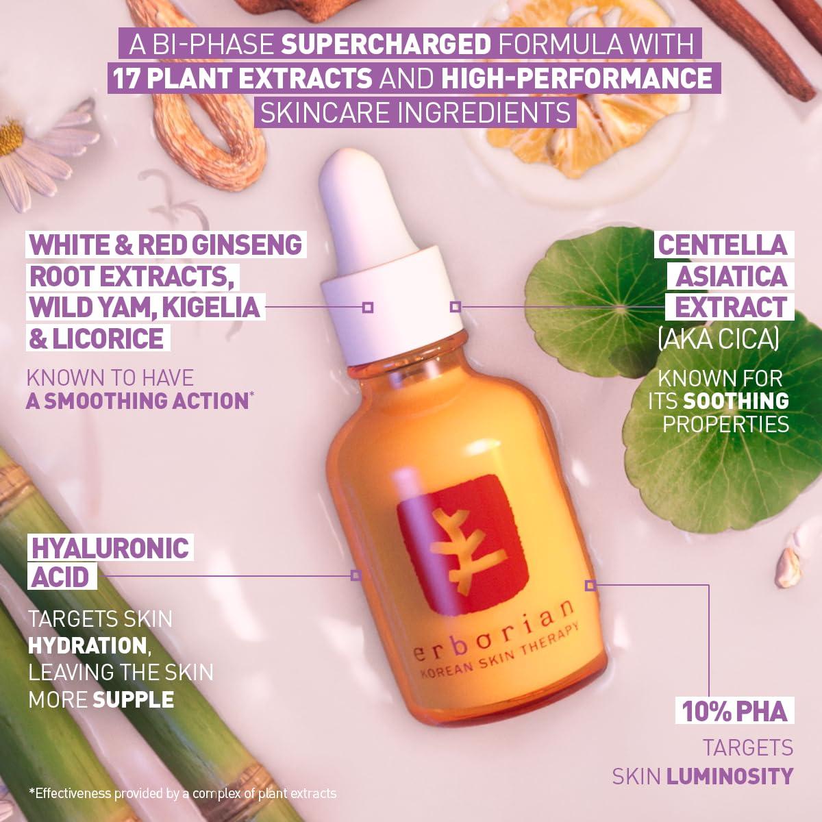 Suero Nocturno Erborian 30mL - Hidratante Antiarrugas PHA