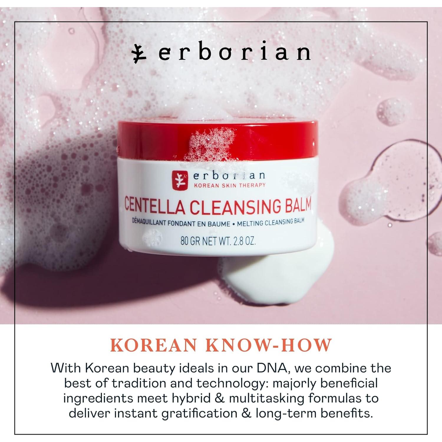 Limpiador Facial Erborian Centella 164g - Suave y Nutritivo